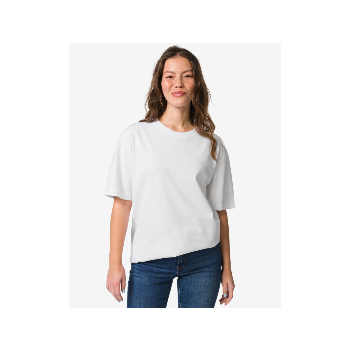 HEMA Dames T-shirt Do jersey wit (wit)
