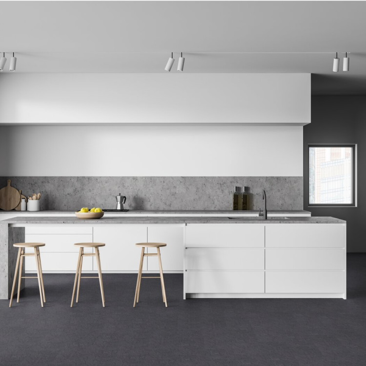 Dalle carrée de sol PVC effet pierre auto-adhésive slate anthracite Gerflor - 30.5 cm x 30.5 cm x 0.15 cm — vue 3