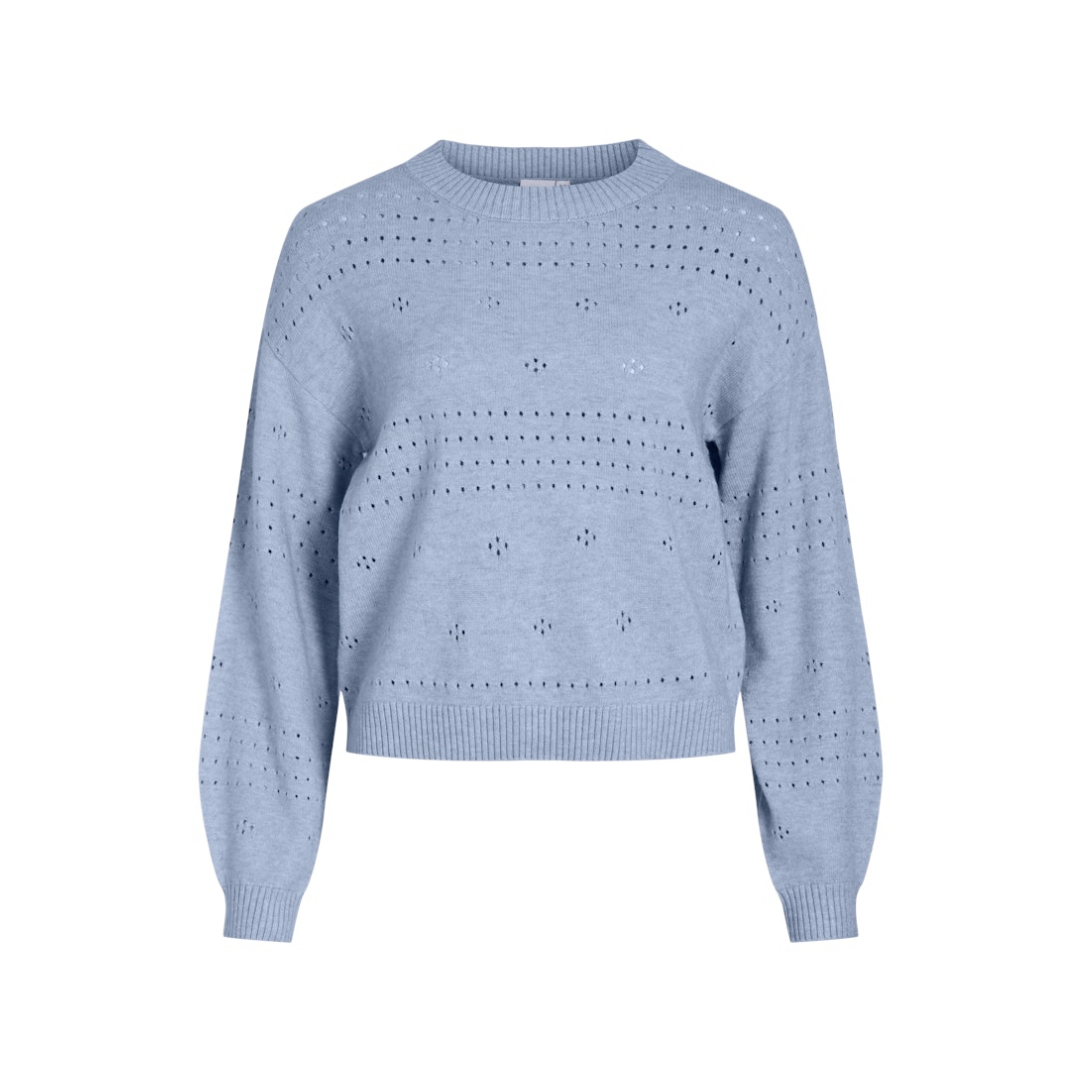 Vila - Damen Pullover - Blau - Größe: M - bei Tara-M