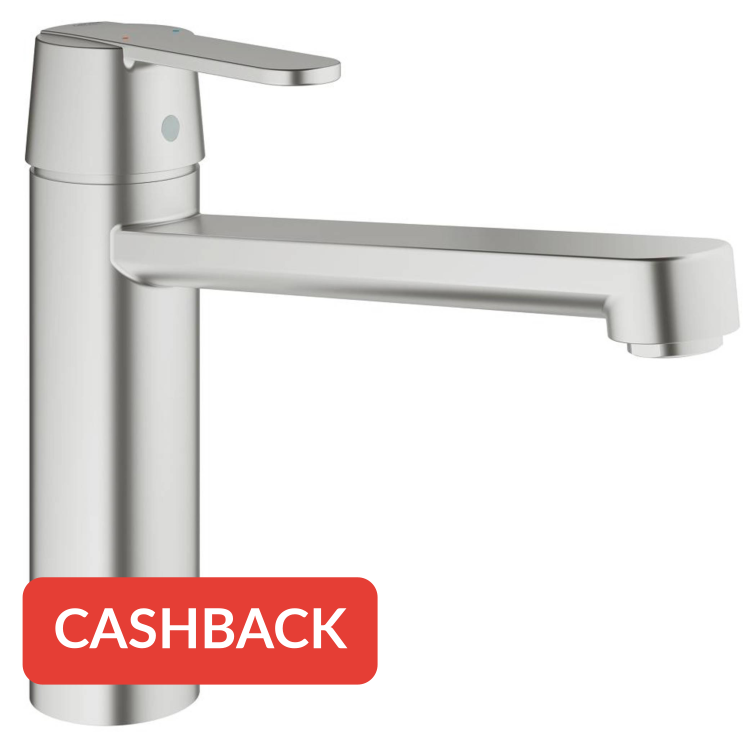 Grohe QuickFix Get keukenmengkraan RVS