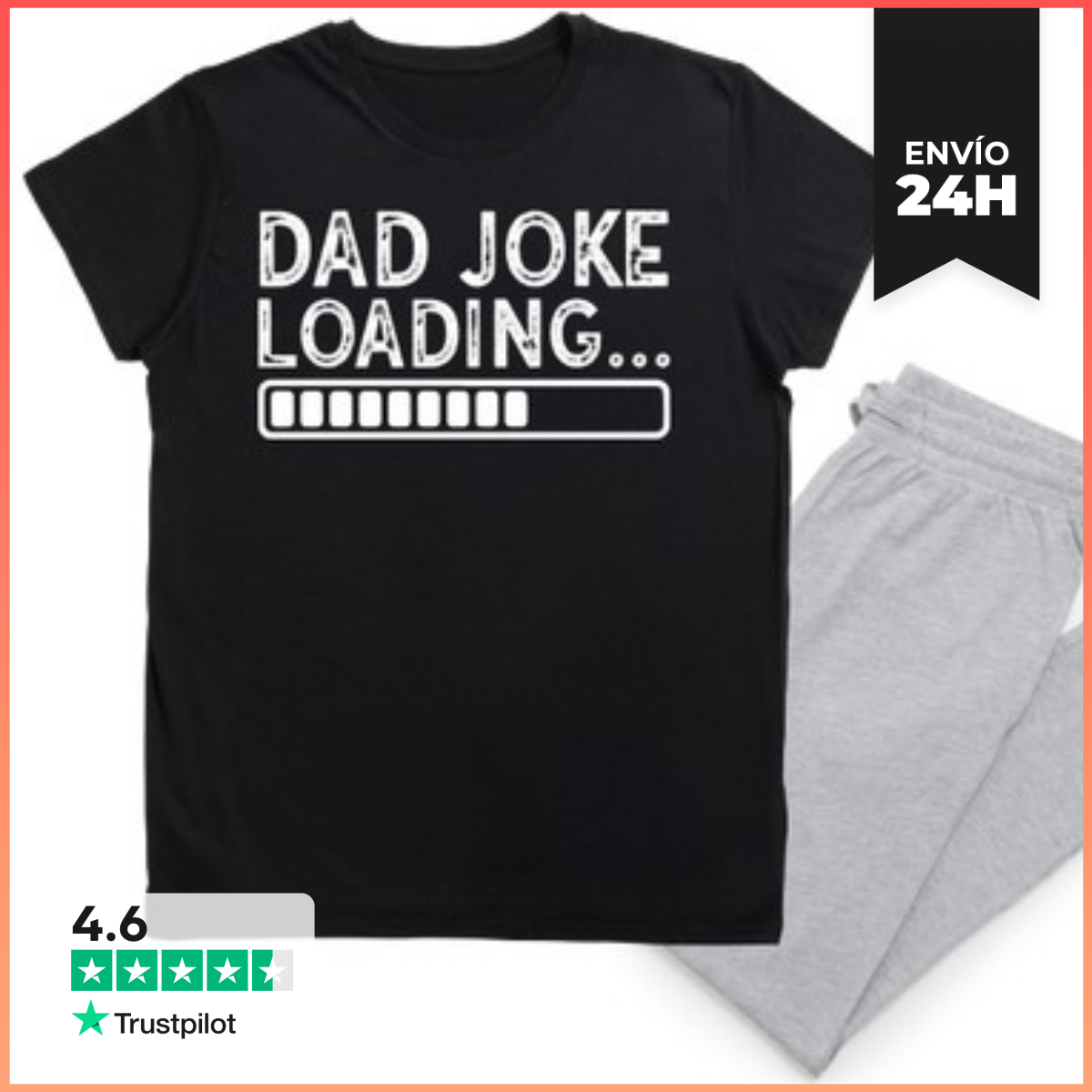 Pijama DAD JOKE LOADING laTostadora
