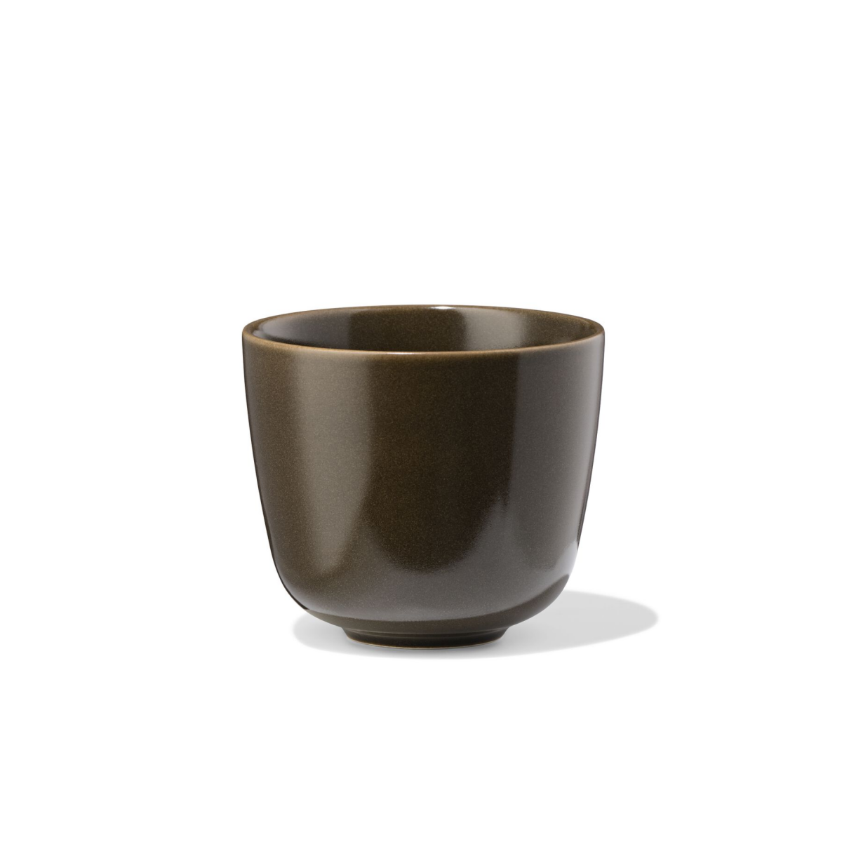 HEMA HEMA Cappuccinomok 325ml PUUR Reactief Glazuur Donkerbruin (donkerbruin)