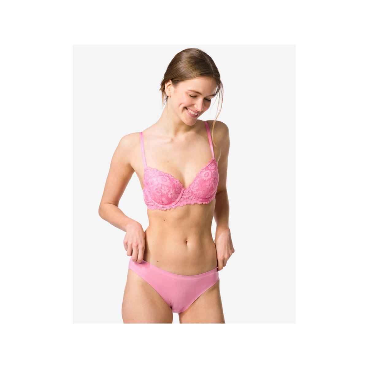 HEMA HEMA Damesslip Second Skin Micro Roze (roze)