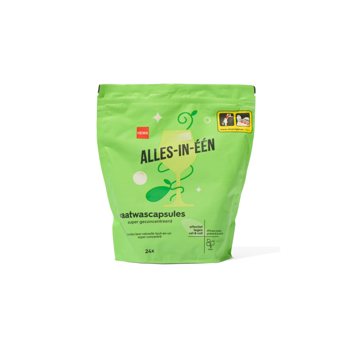 HEMA HEMA Alles-in-één Vaatwascapsules 14ml - 24 Stuks