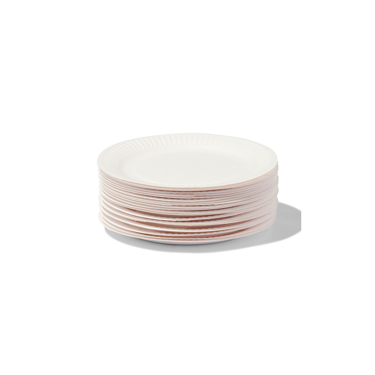 HEMA HEMA Bordjes Karton Ø17.5 Cm 20 Stuks (wit)