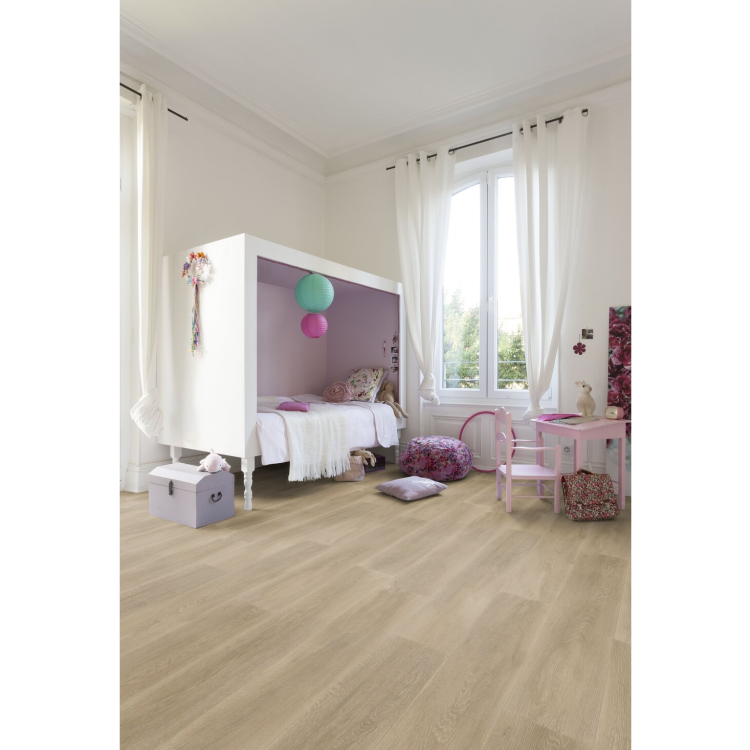 Rouleau 4m de sol PVC effet bois pose sans colle cognac scandi oak Gerflor - 3000 cm x 400 cm x 0.2 cm — vue 3