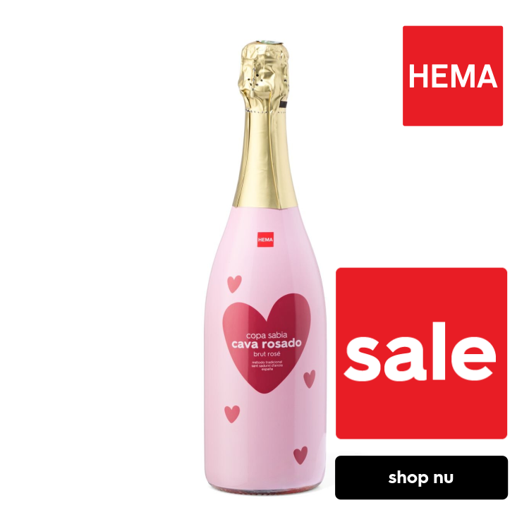 HEMA Cava rosado Valentijn 0.75L