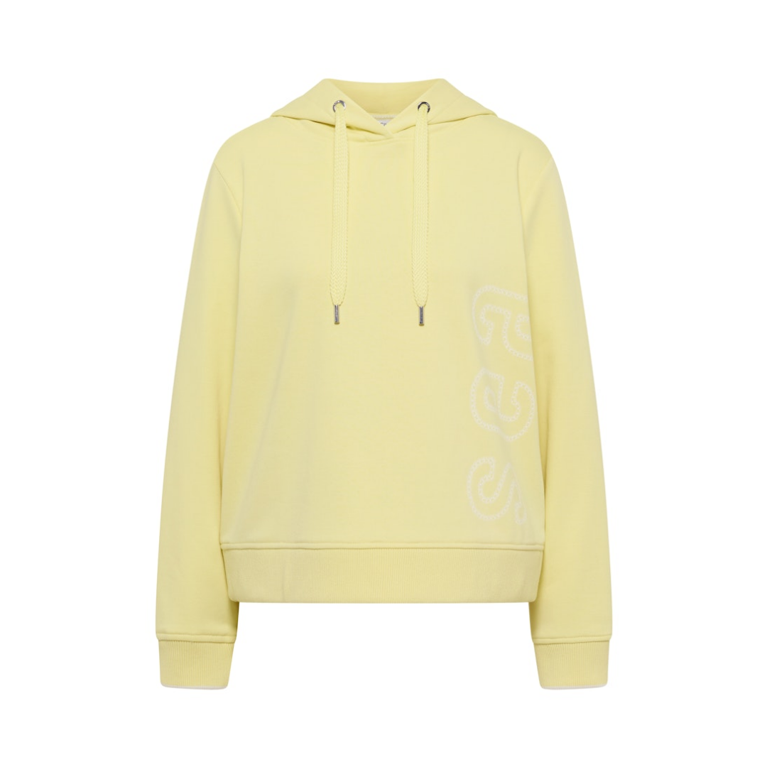 cecil Backprint Hoodie Kapuzen Sweat Iced Yellow
