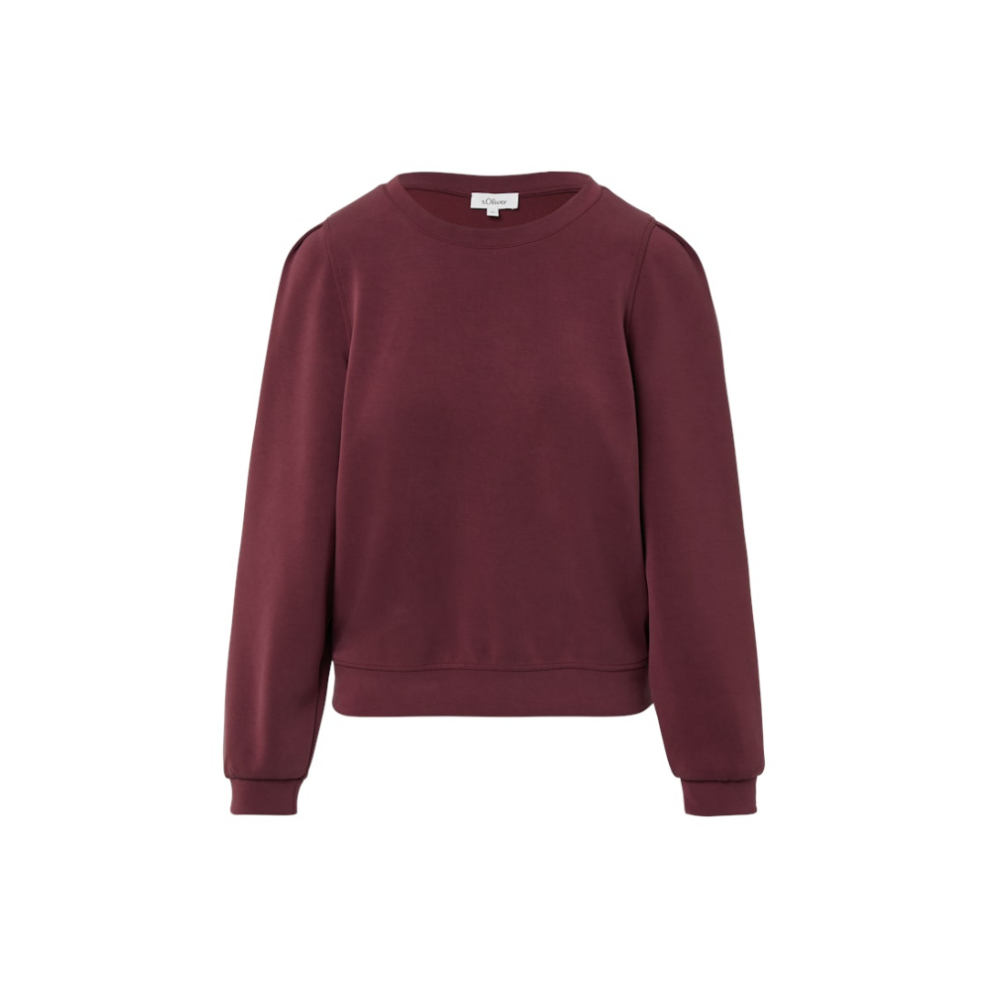 s.Oliver - Damen Sweatshirt - Rot - Größe: 40 - bei Tara-M