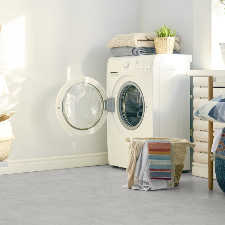 Rouleau 4m de sol PVC effet béton pose libre shade light grey Gerflor - 3000 cm x 400 cm x 0.25 cm