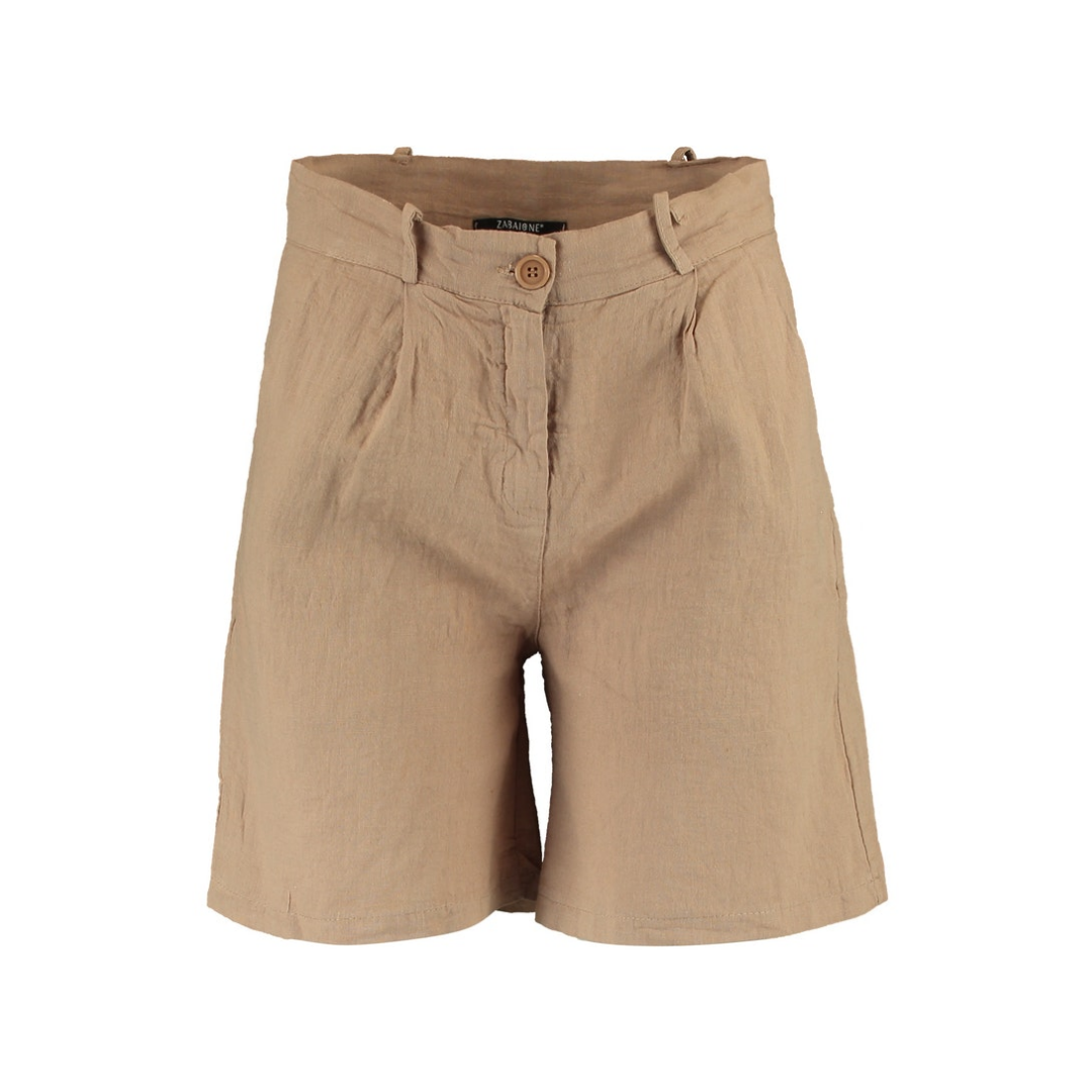 Zabaione - Damen Kurzshorts - Braun/Gelb - Größe: L - bei Tara-M