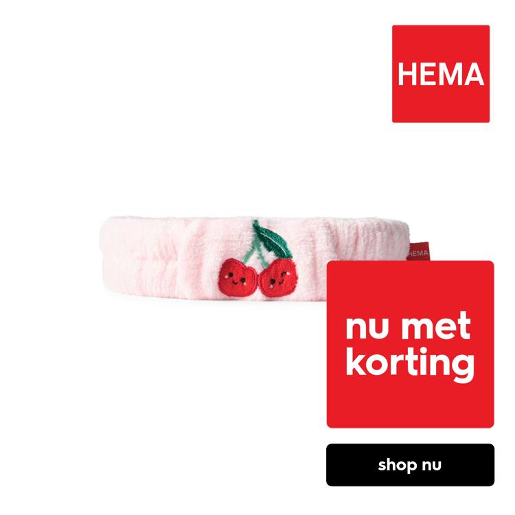 HEMA Make-up haarband kers