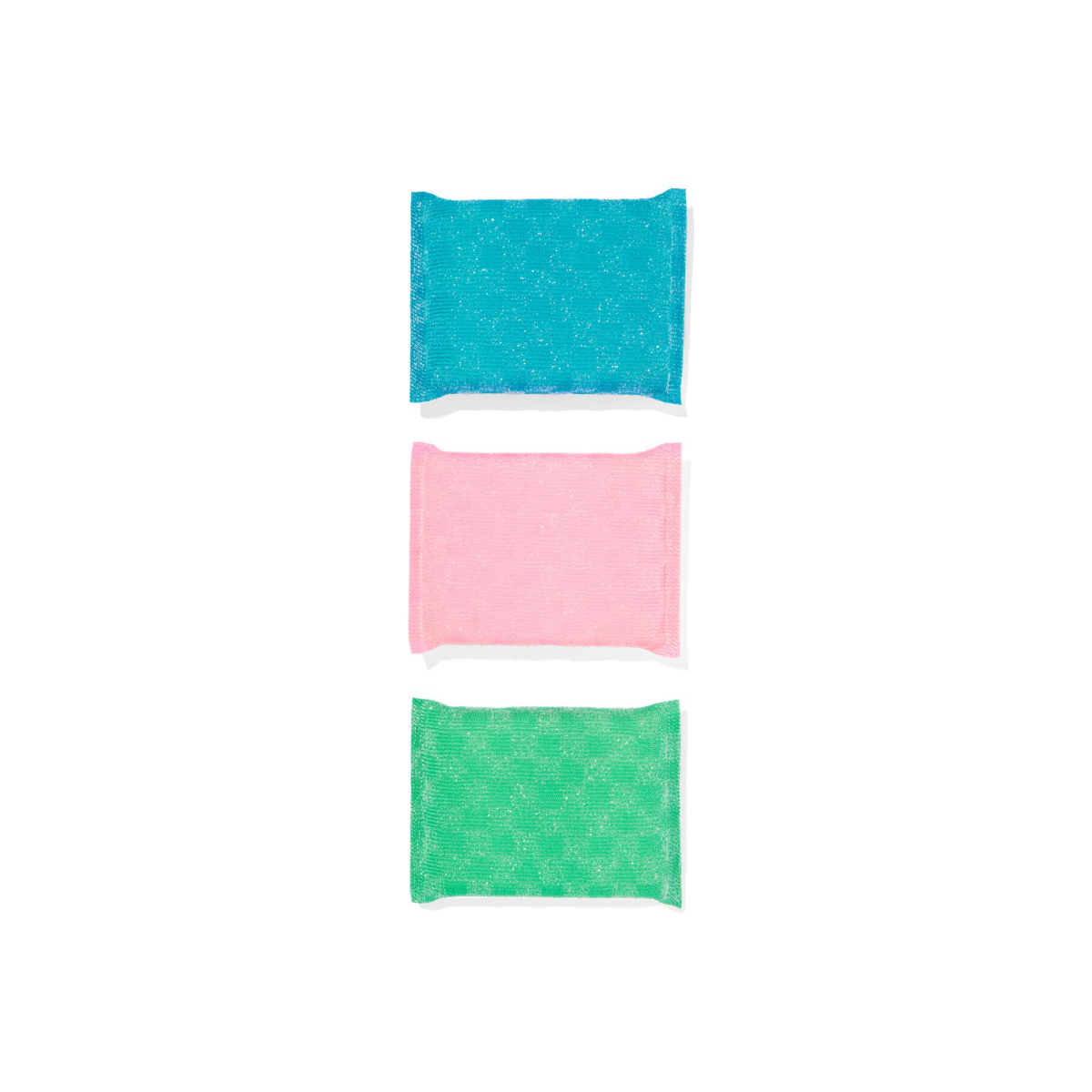 HEMA HEMA Wasbare Sponzen Groen/roze/blauw 9x12x2 - 3 Stuks