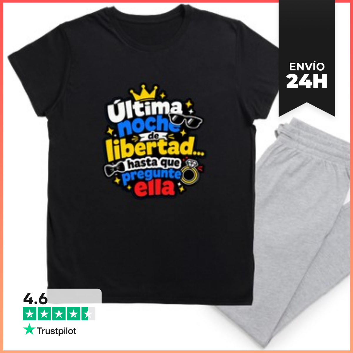 Pijama Última Noche De Libertad Hasta Que Pregunte Ella