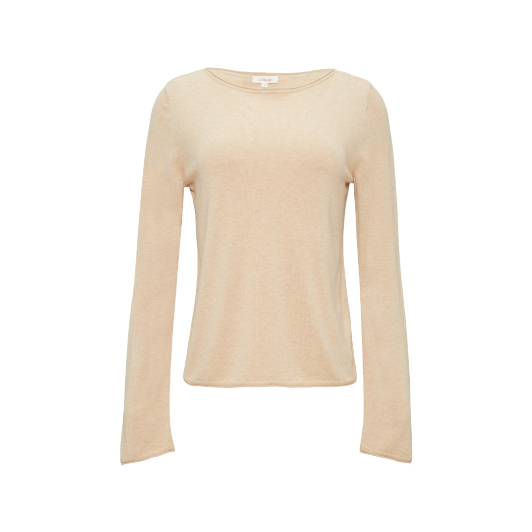 s.Oliver - Damen Pullover - Braun - Größe: 44 - bei Tara-M