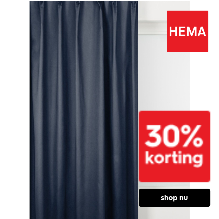 Gordijnstof Antwerpen verduisterend donkerblauw (donkerblauw)