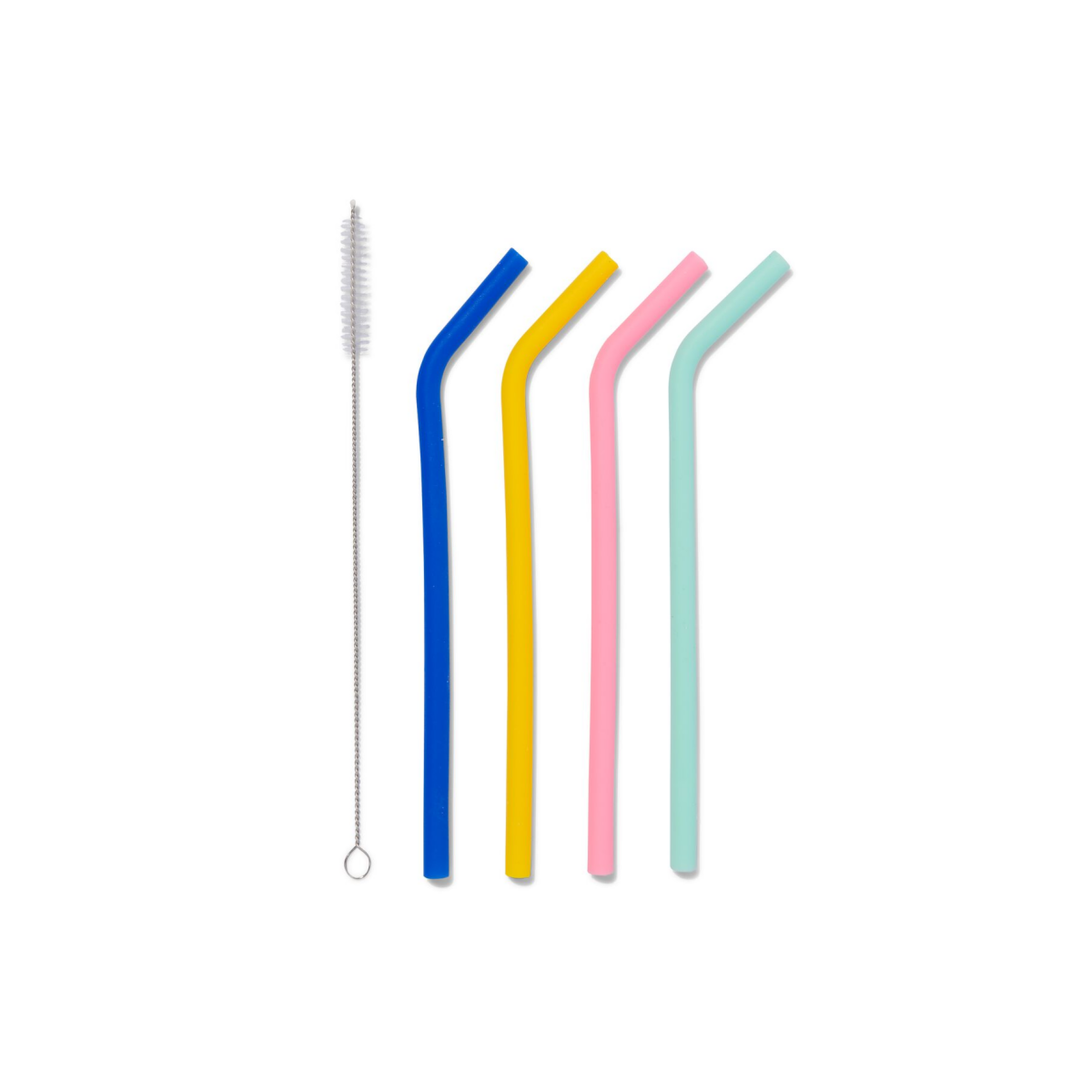HEMA HEMA Siliconen Rietjes - 4 Stuks