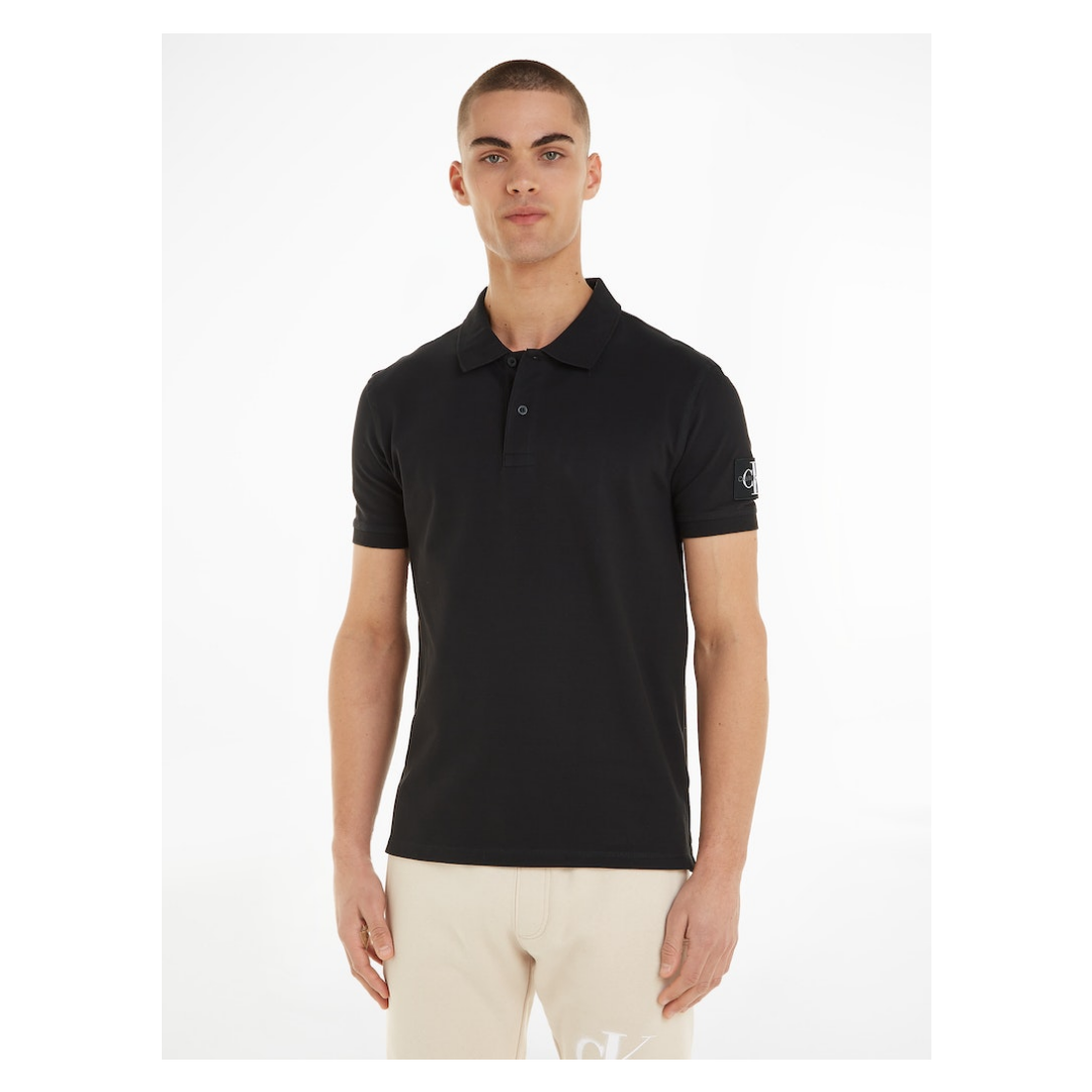 Calvin Klein Jeans - Herren Poloshirt - Schwarz - Größe: L - bei Tara-M