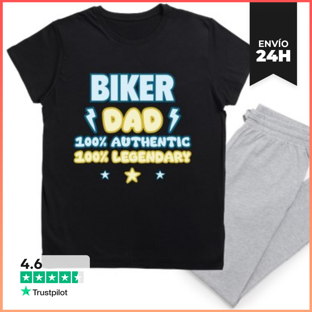 Pijama papá ciclista bicicleta ciclismo laTostadora