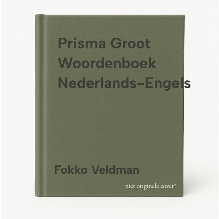 Fokko Veldman Prisma Groot Woordenboek Nederlands-Engels