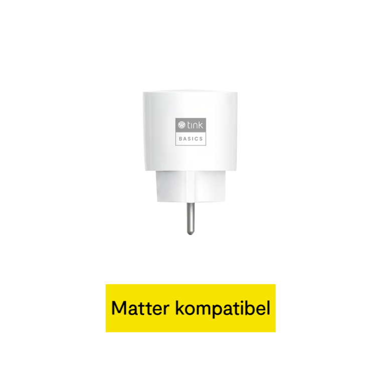 tink Basics Matter Smart Plug - Zwischenstecker - Weiß