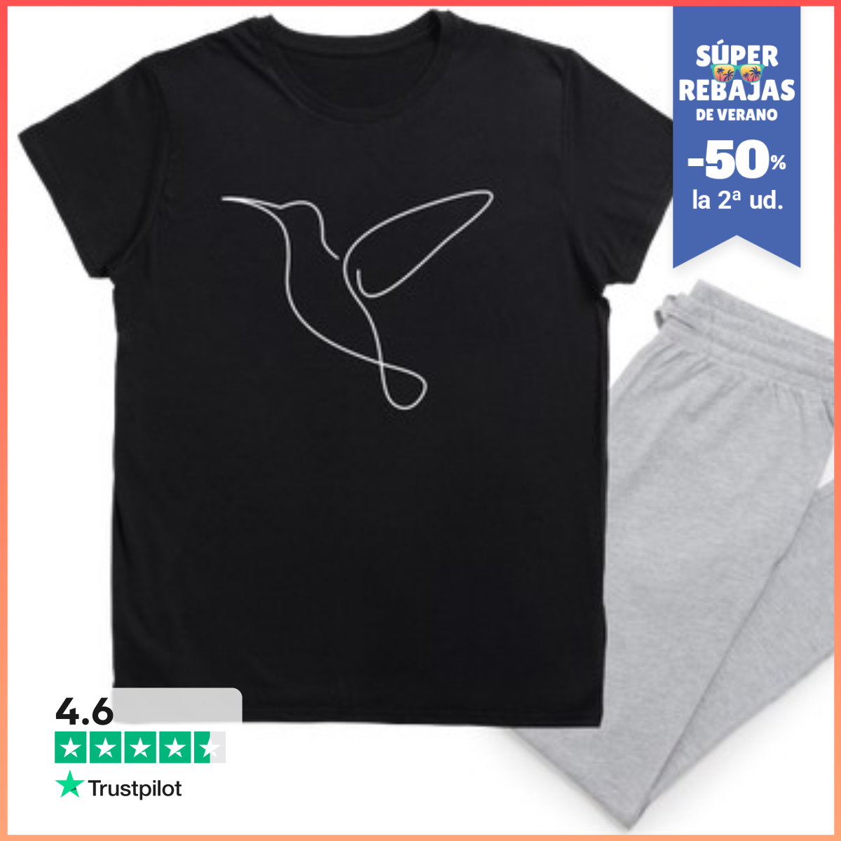 Pijama Colibrí Blanco LaTostadora