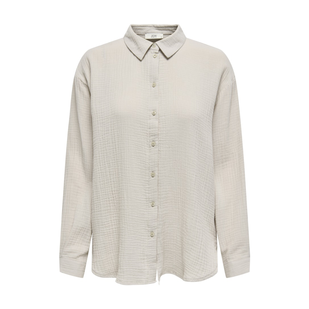 JDY - Damen Langarmbluse - Grau - Größe: XS - bei Tara-M