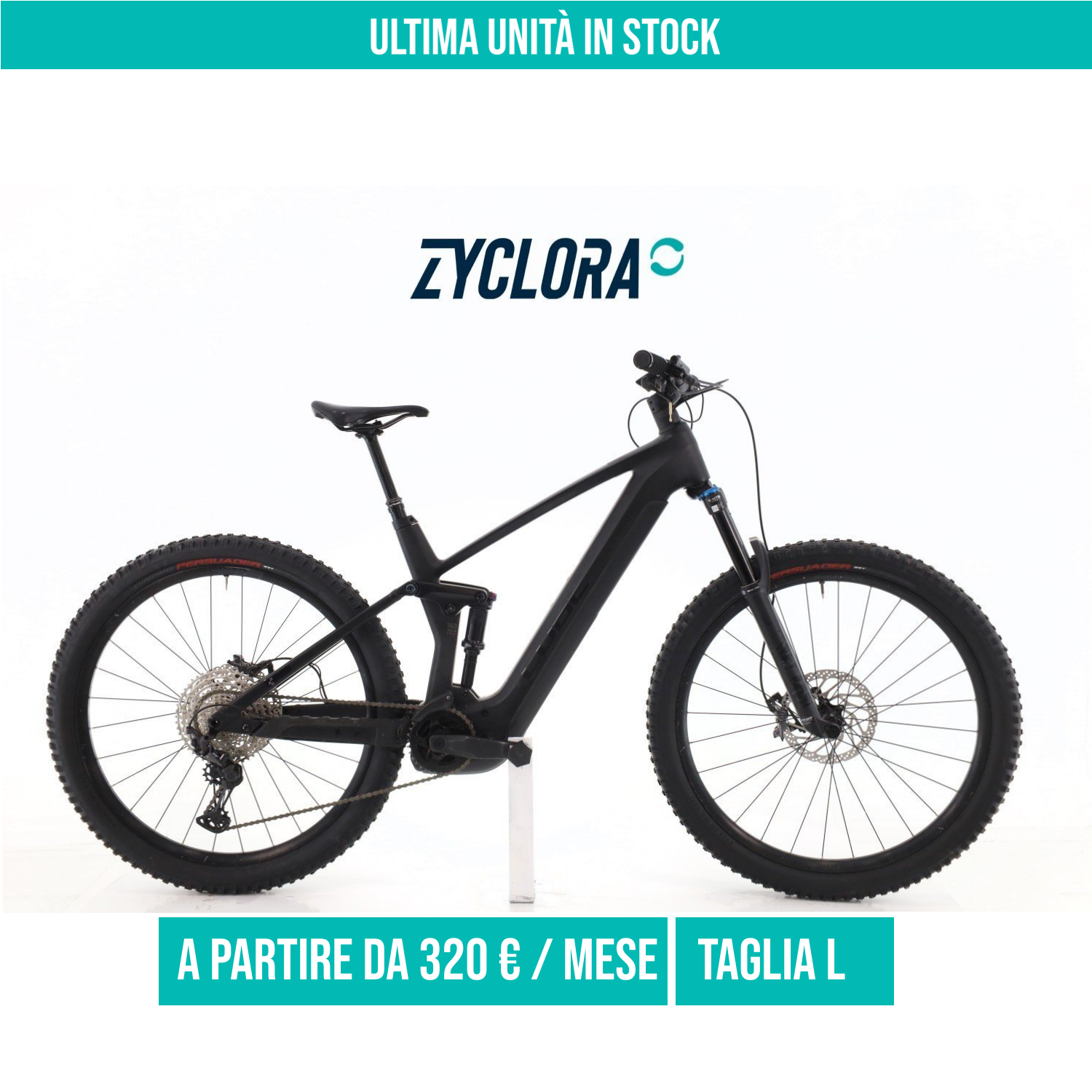 Cube Stereo Hybrid SLX Carbonio XT taglia L Semi-nuova