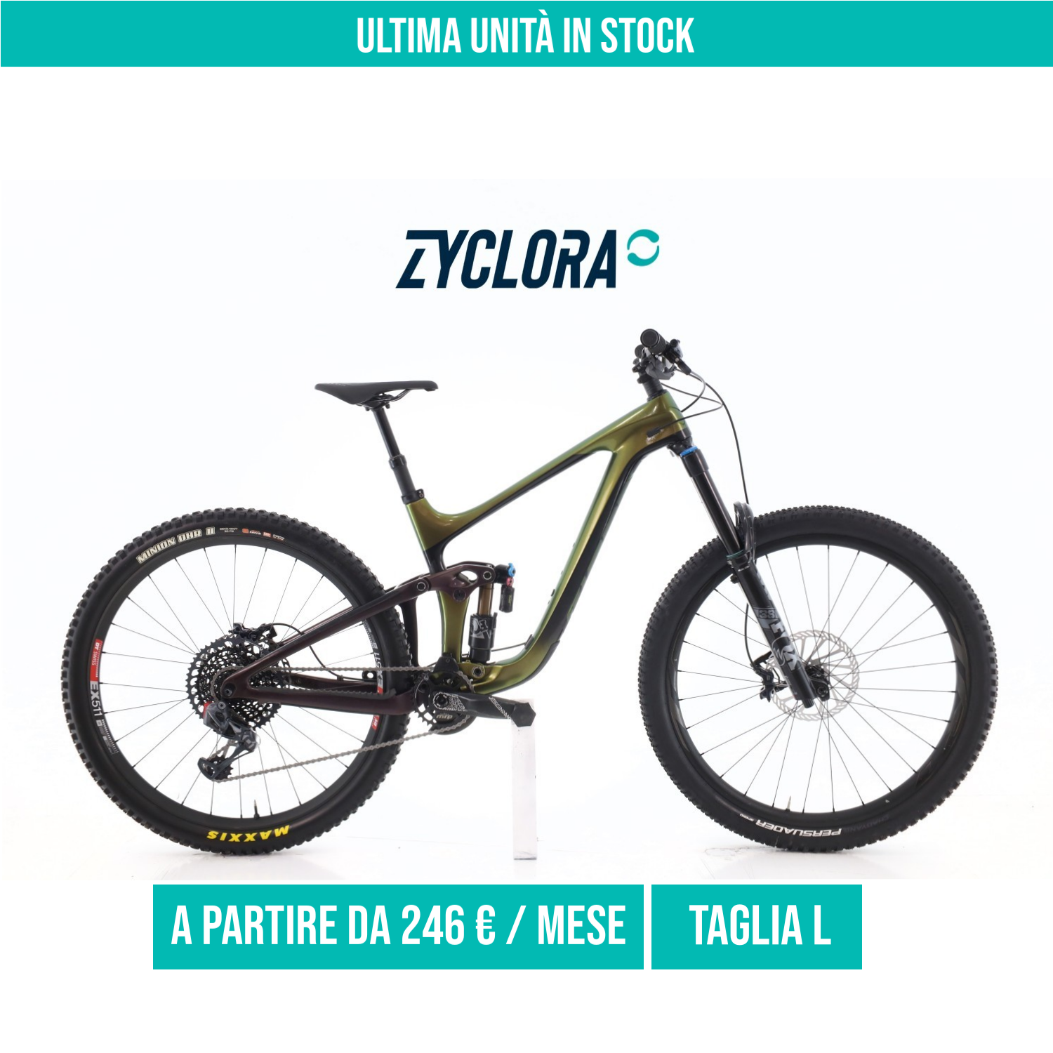 Giant Reign Carbonio X01 AXS taglia L Semi-nuova