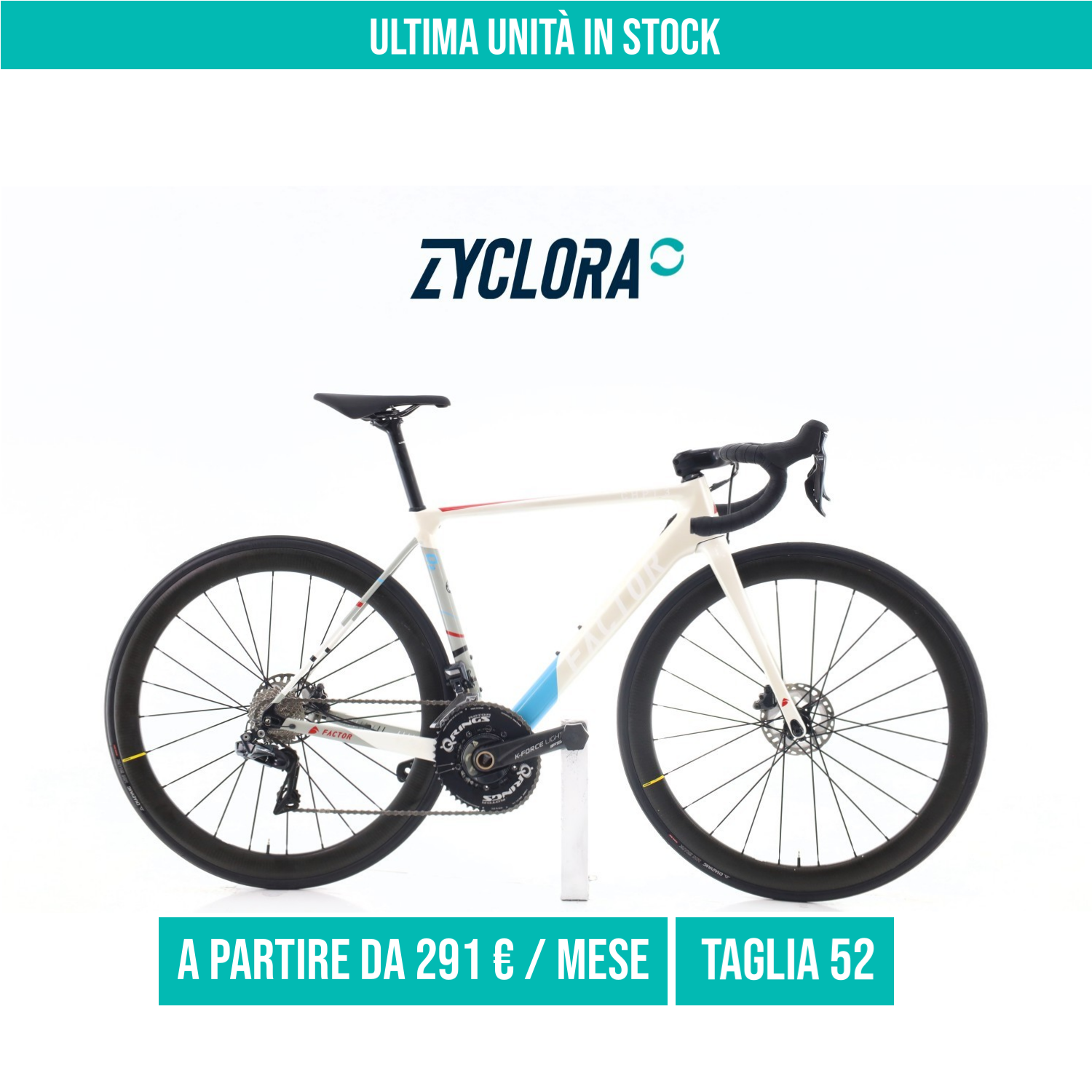 Factor CHPT3 Di2 11V taglia 52 Semi-nuova