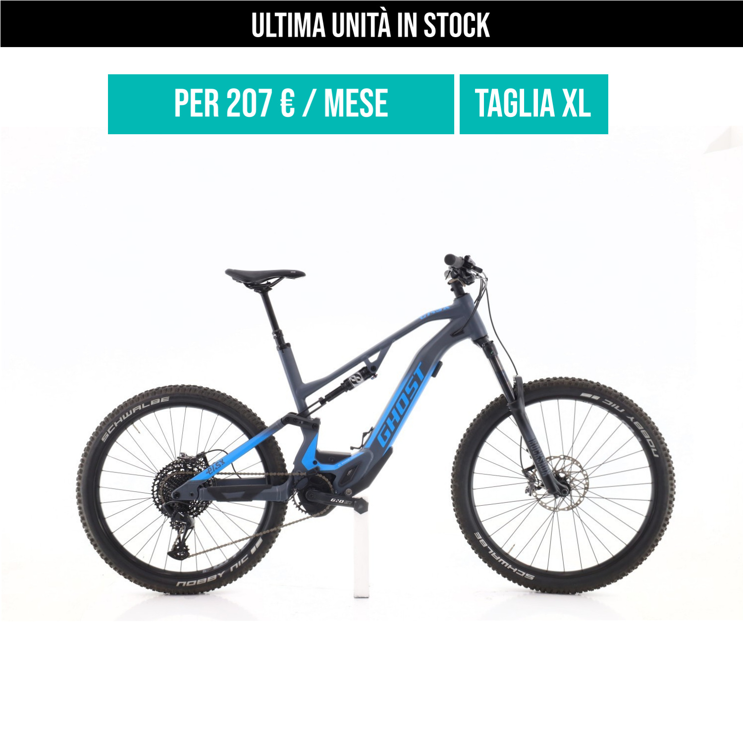 Ghost eAXS Essential taglia XL Semi-nuova