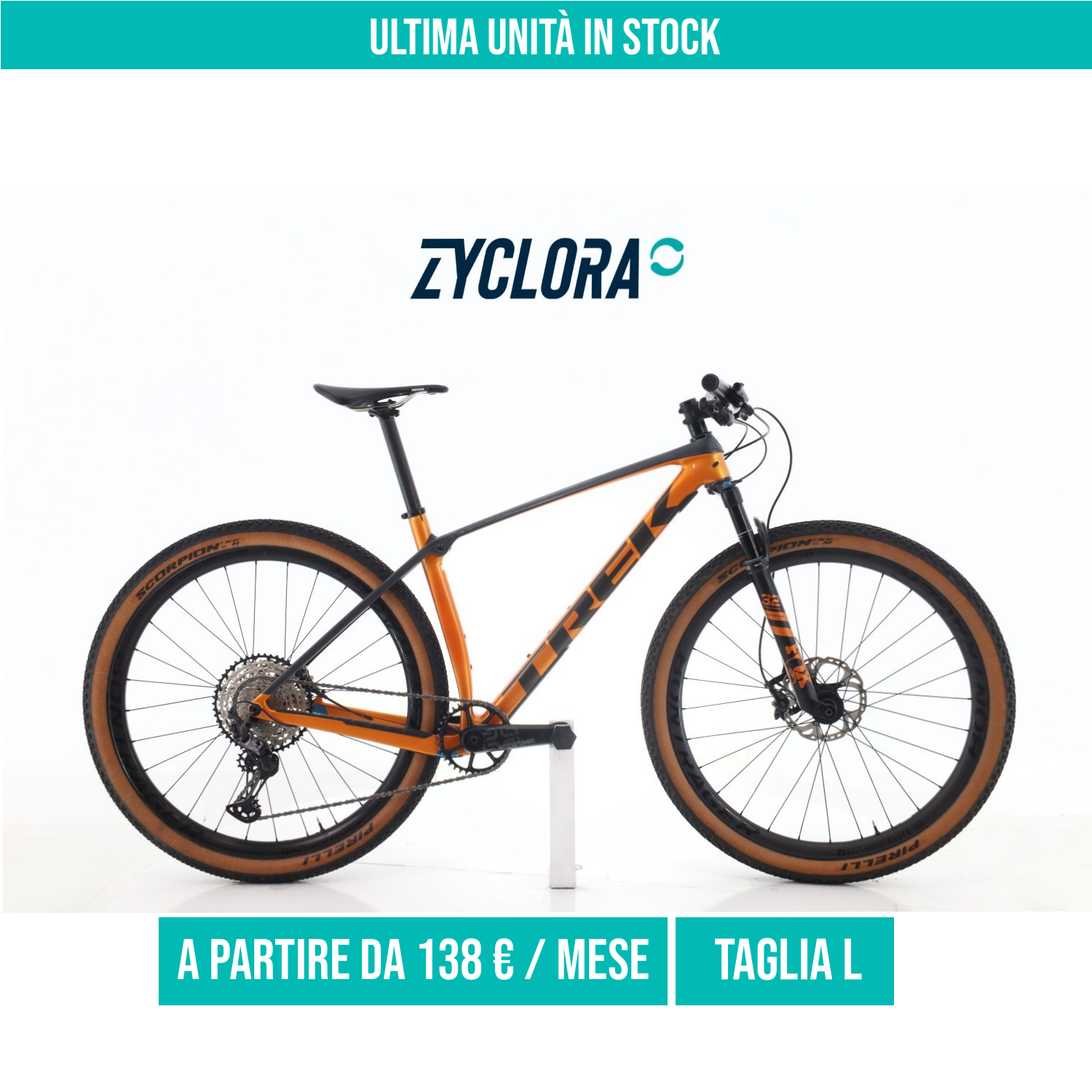 Trek Procaliber 9.8 XT taglia L Semi-nuova