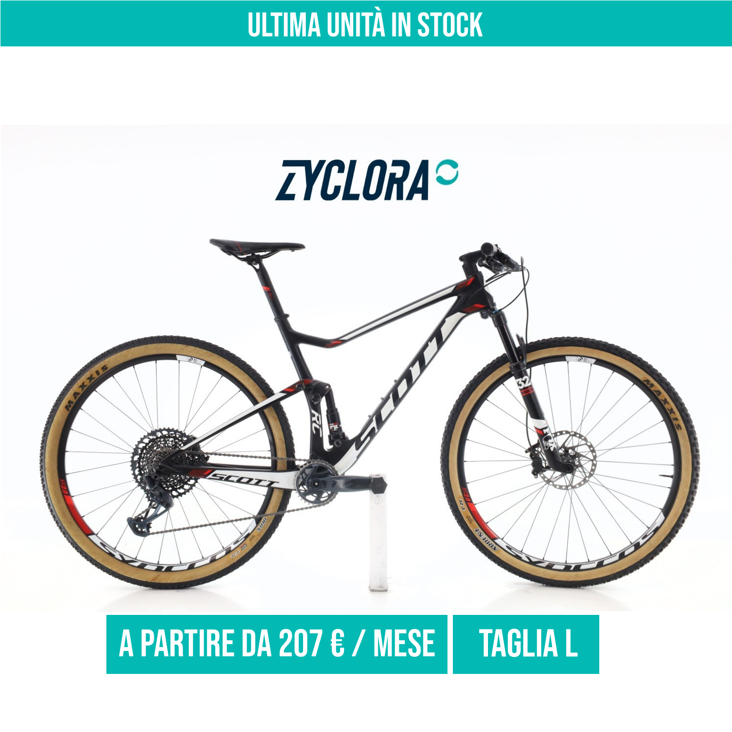 Scott Spark RC 900 Pro Carbonio GX taglia L Semi-nuova