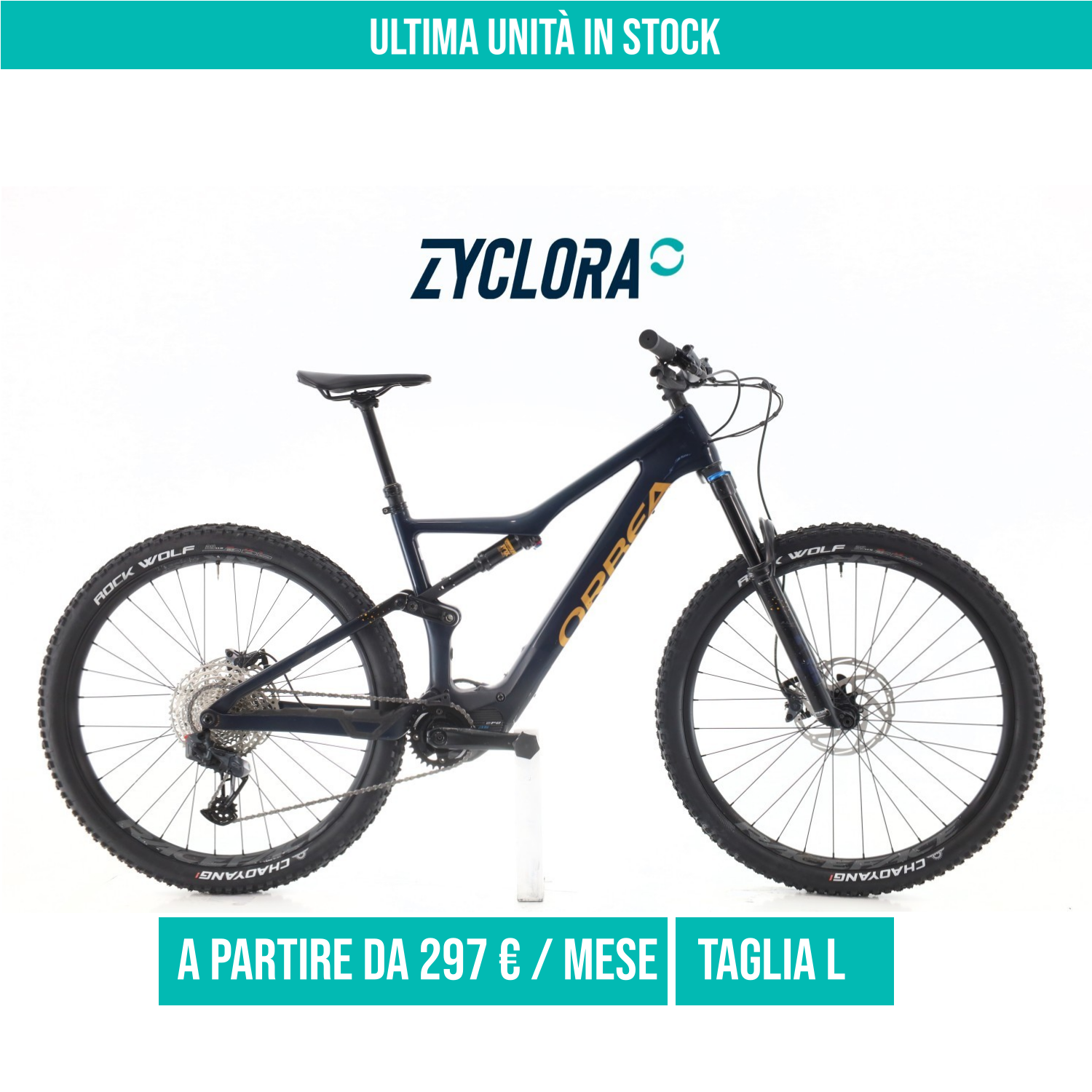 Orbea Rise Carbonio GX AXS taglia L Semi-nuova