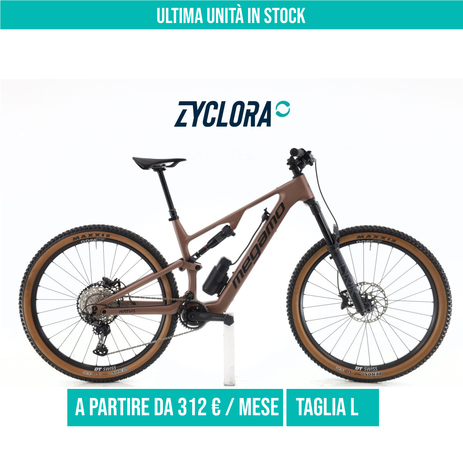Megamo Native Carbonio XT taglia L Semi-nuova