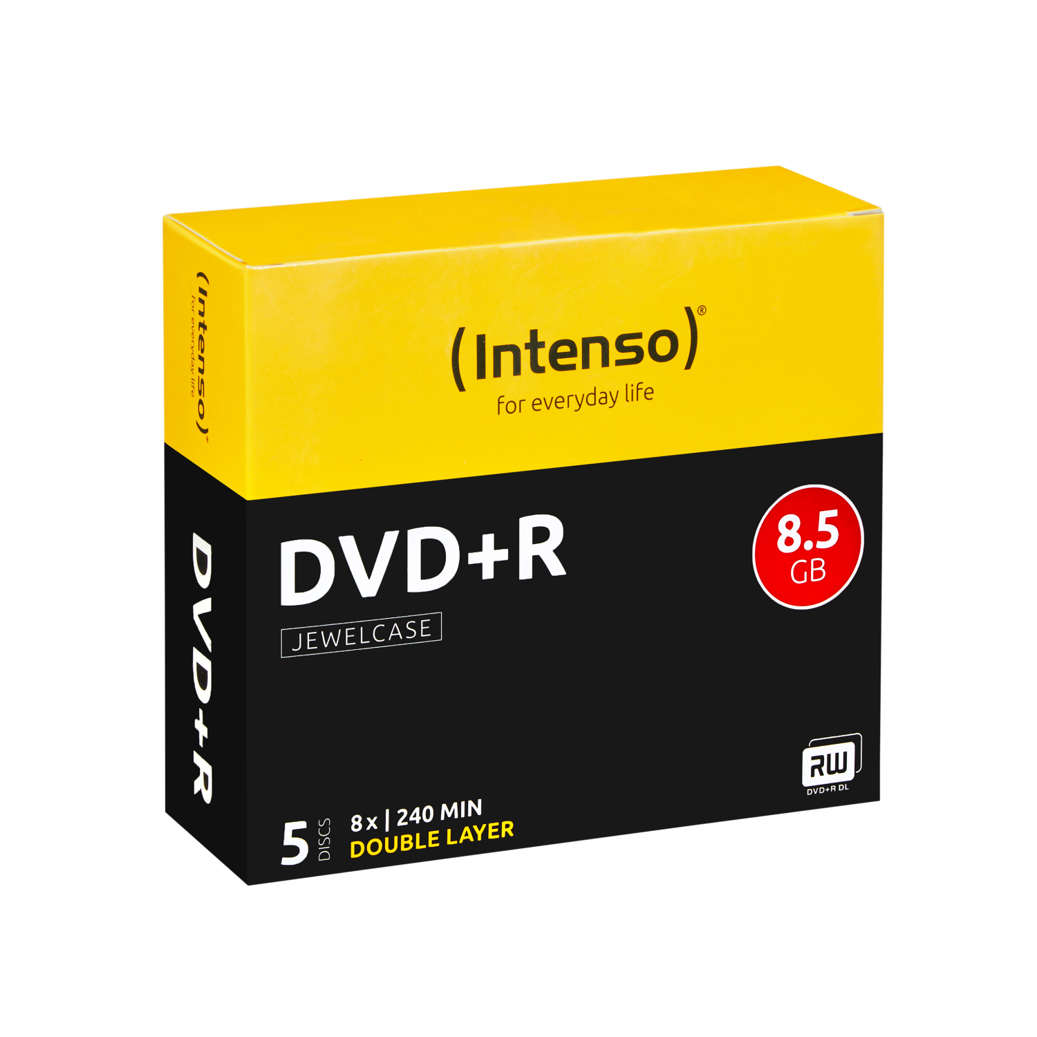 Intenso DVD+R 8.5GB, 4311245, DL, DVD+R DL, Schmuckschatulle, 5 Stücke