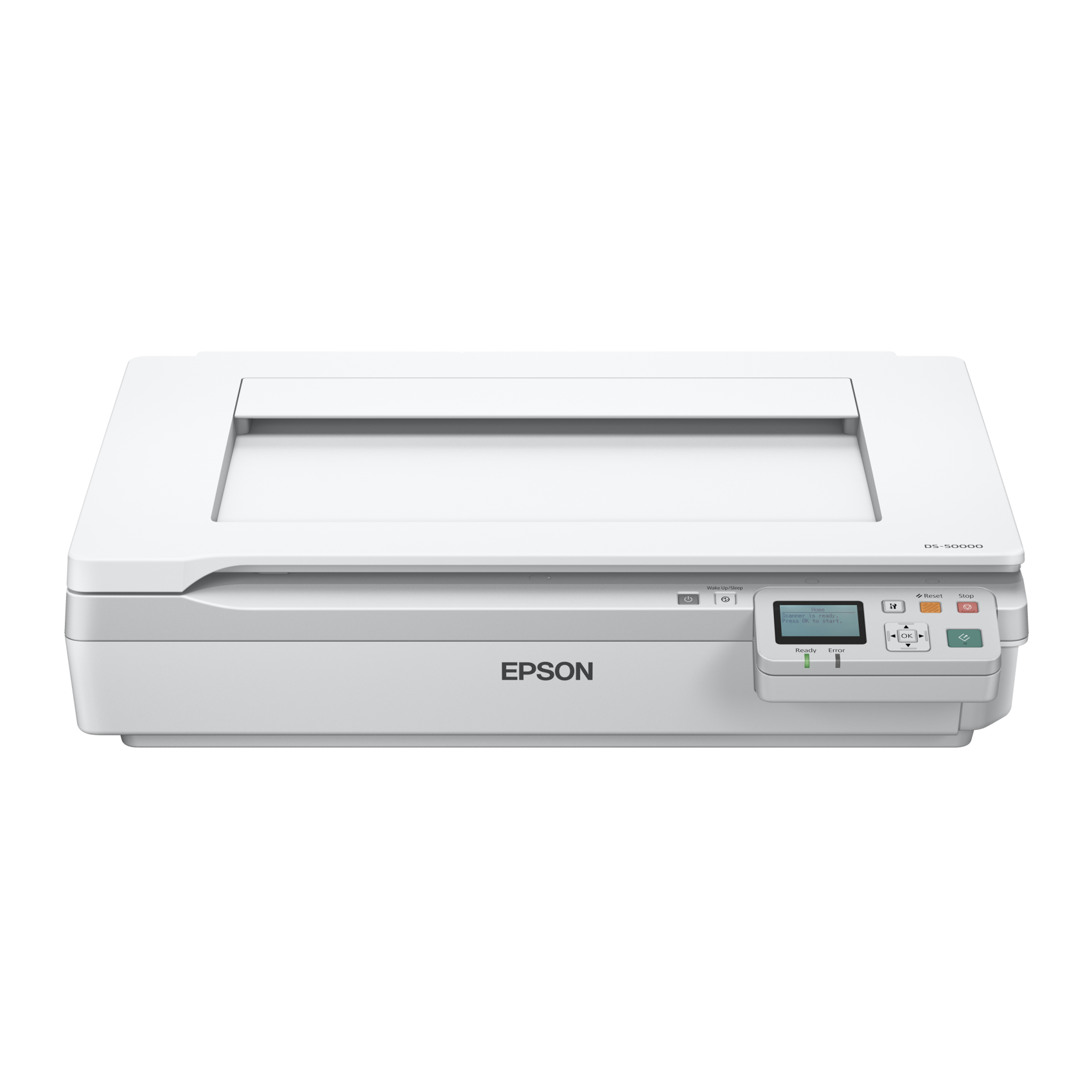 Epson WorkForce DS-50000N, b11b204131bt, 16 Bit, 48 Bit, 4 Sekunde/Seite, Flachbettscanner, Weiß