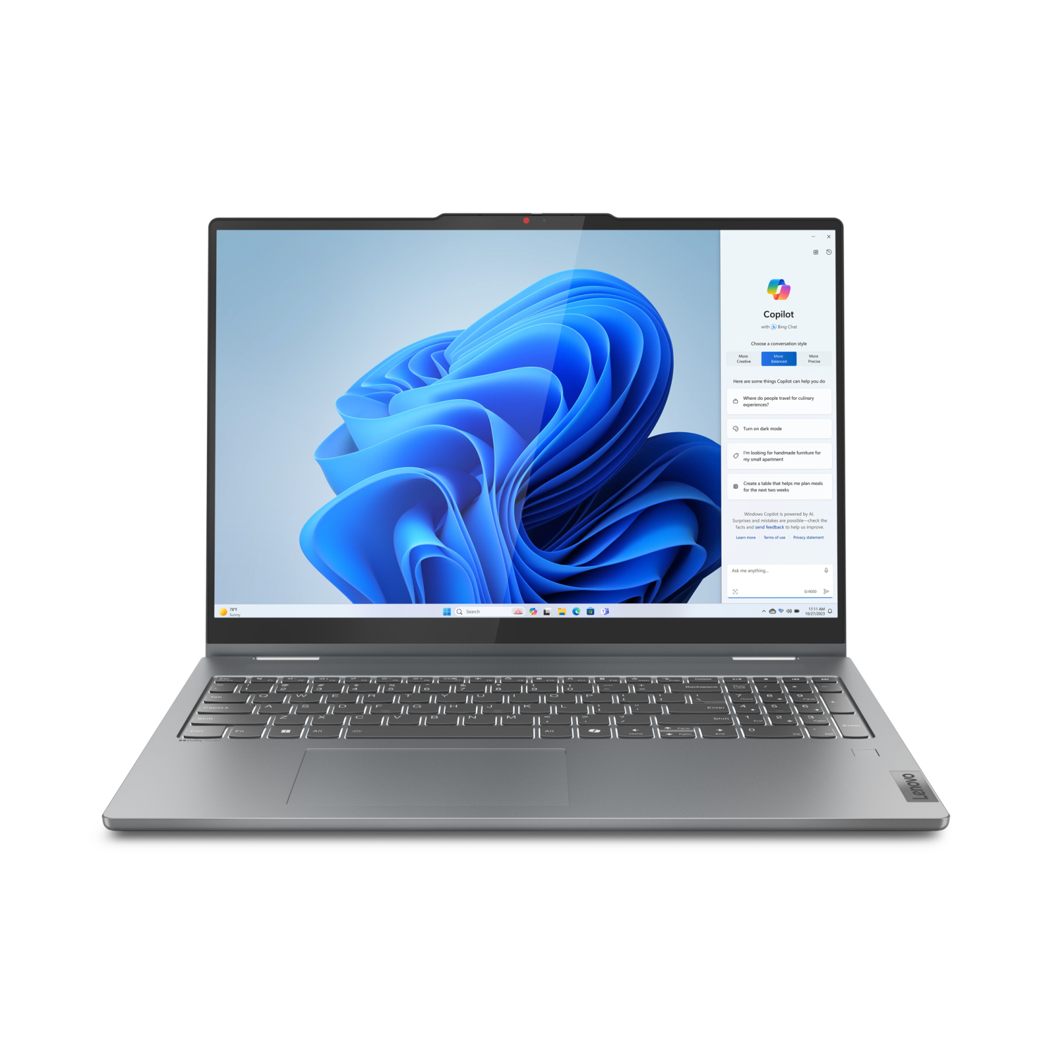 Lenovo IdeaPad 5 2-in-1 16IRU9, 83du000tge, Intel Core 7, 1 TB, Windows