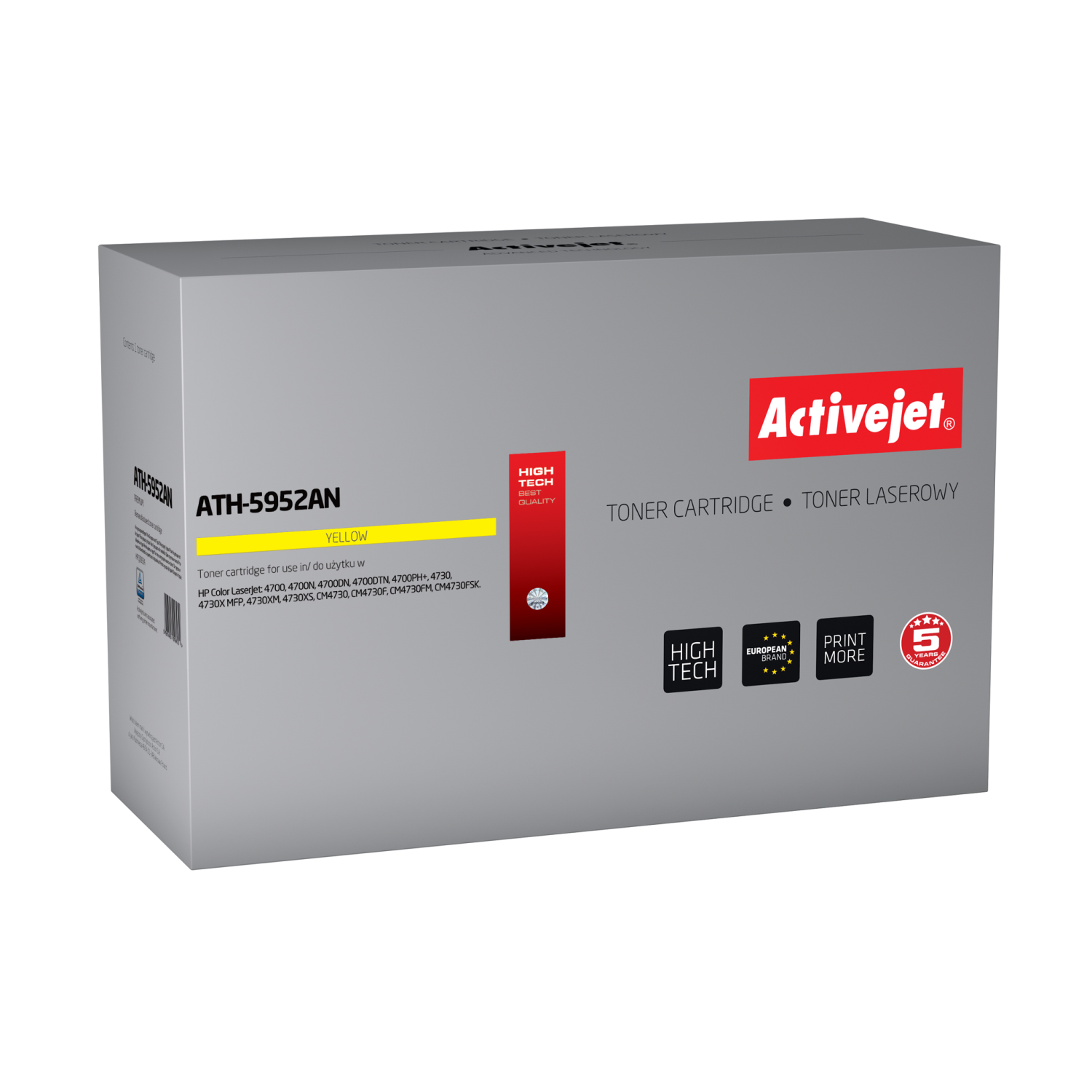 ActiveJet, ath-5952an, Kompatibler Toner zu HP 643A gelb