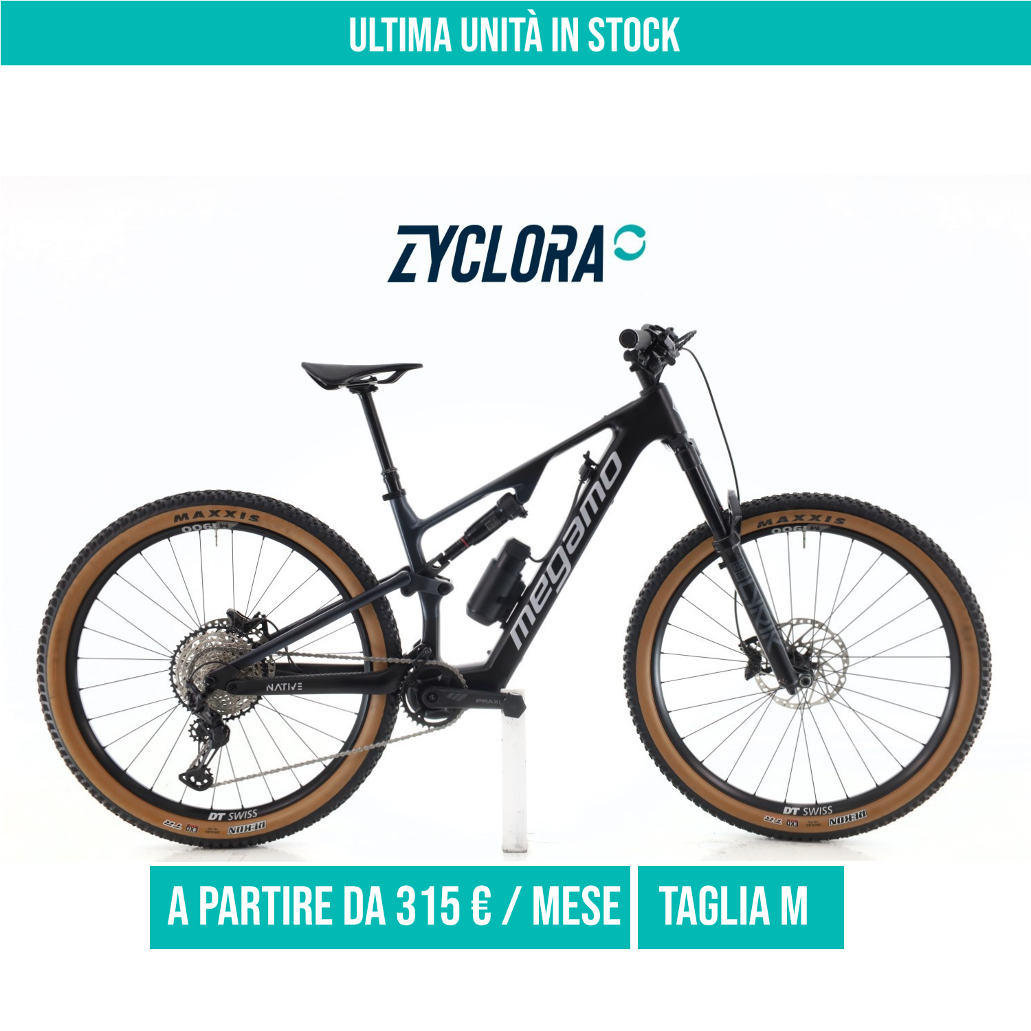 Megamo Native Carbonio XT taglia M Semi-nuova