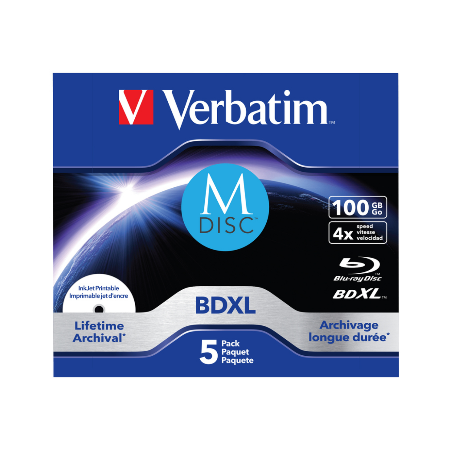 Verbatim, 43834, 100 GB, Jewelcase