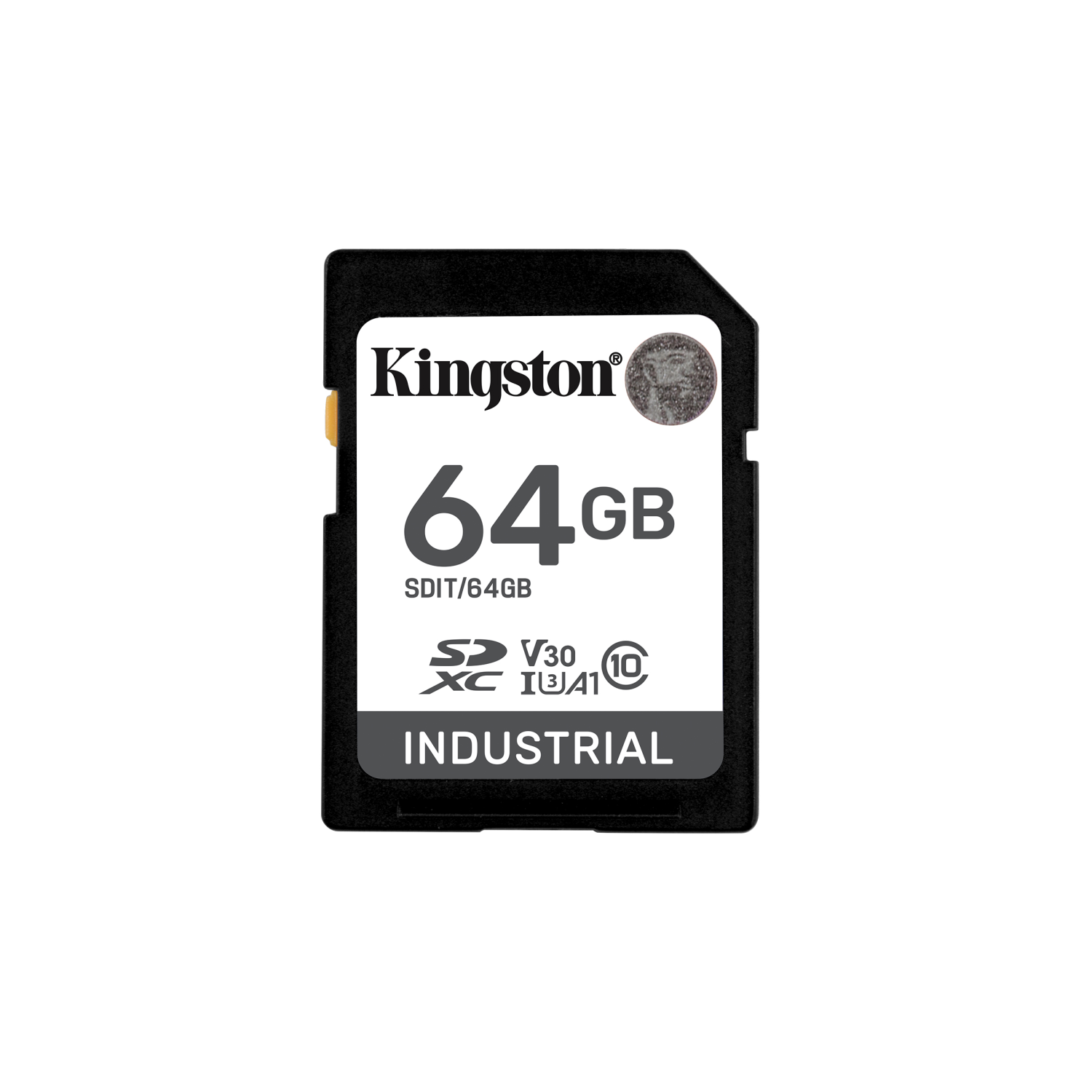 Kingston 64G SDXC Industrial pSLC, sdit/64gb, 64 GB, SDHC, Klasse 10, 100 MB/s, 80 MB/s