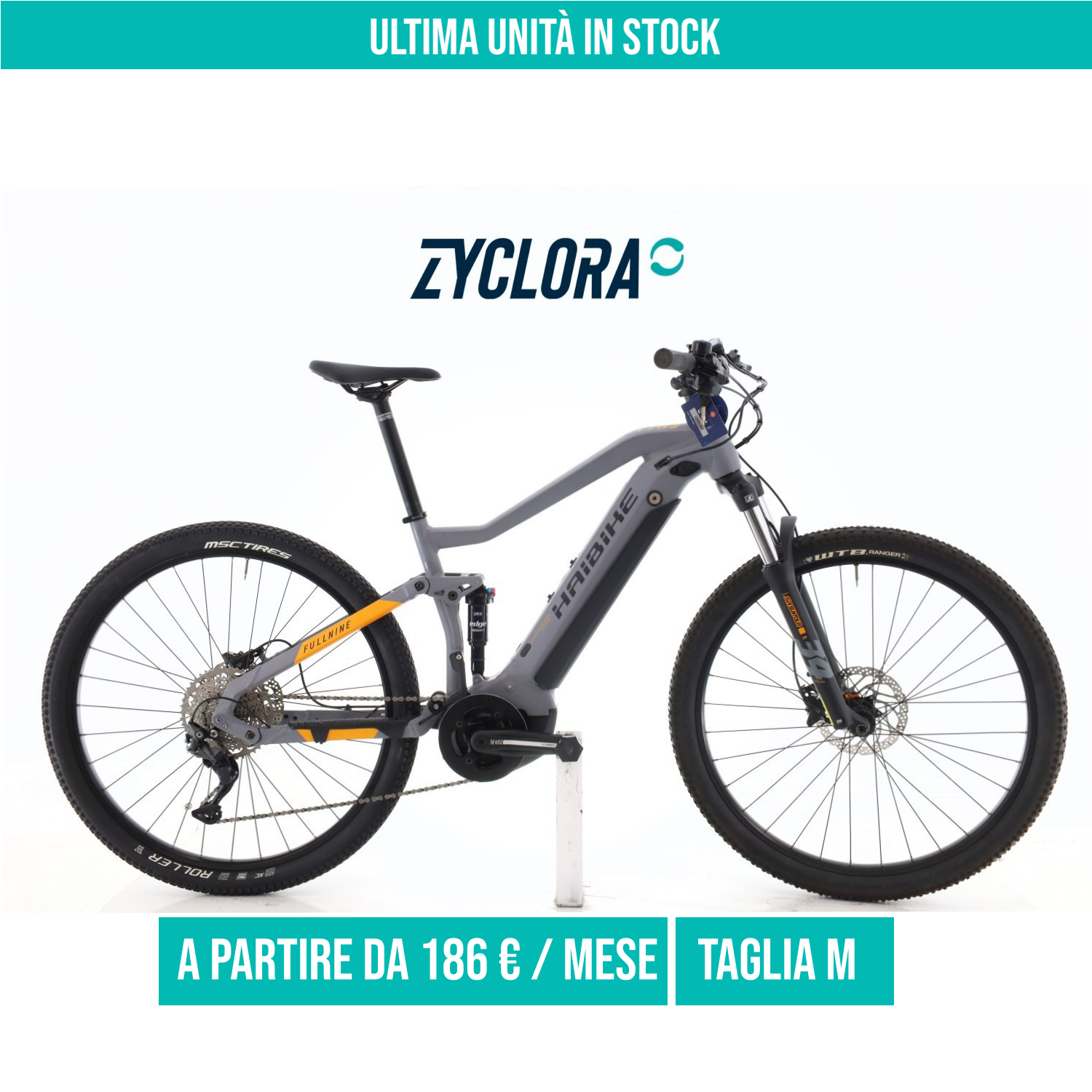 Haibike Fullnine 4 taglia M Semi-nuova