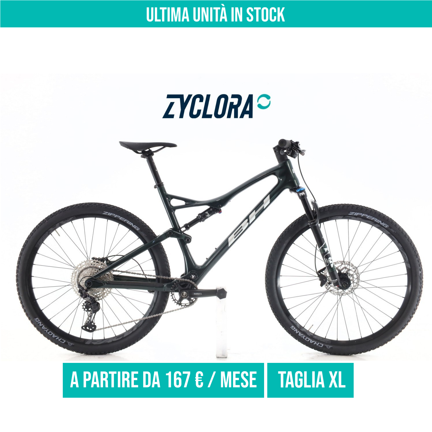 BH Lynx Race RC 6.0 Carbonio XT taglia XL Semi-nuova