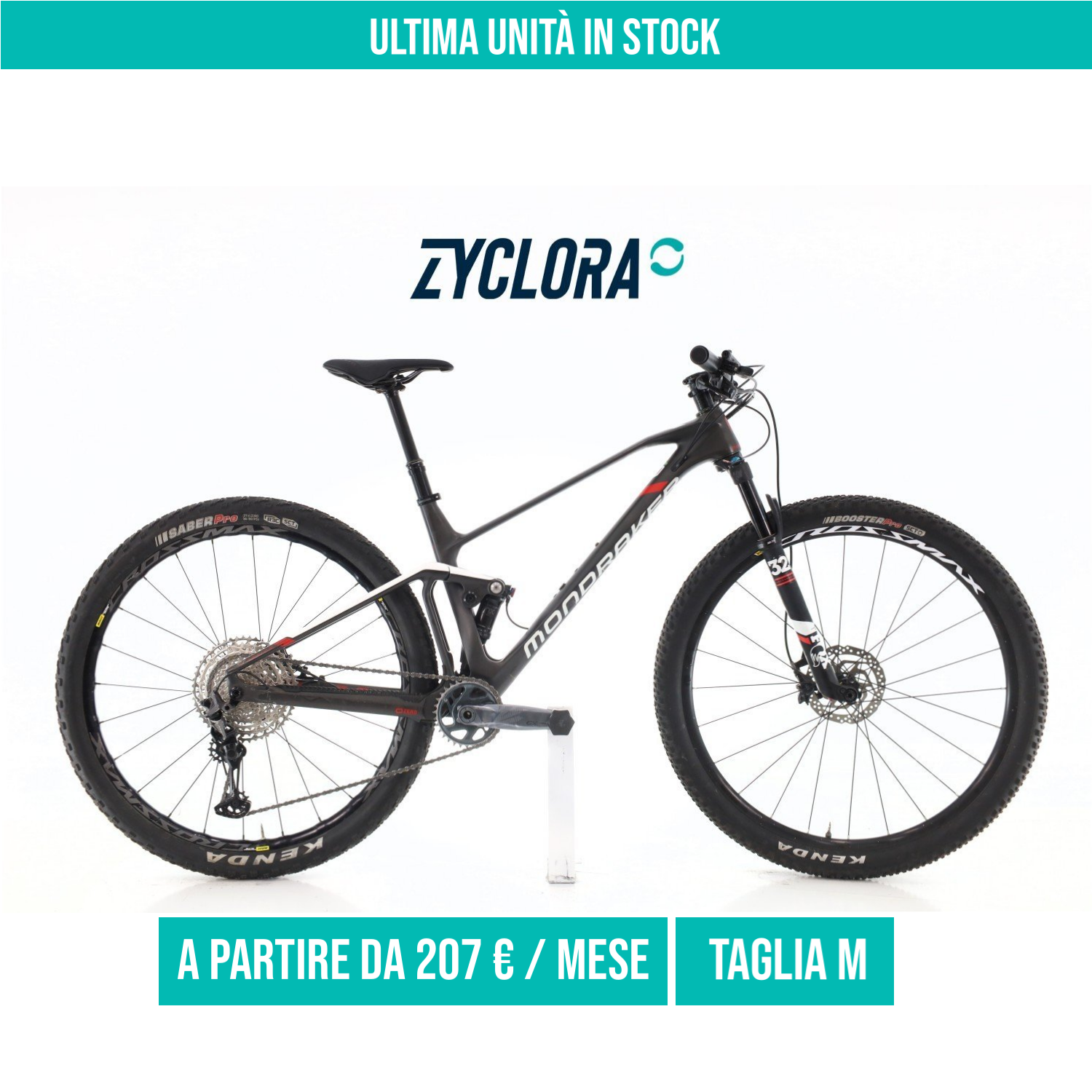 Mondraker F-Podium Carbonio taglia M Semi-nuova