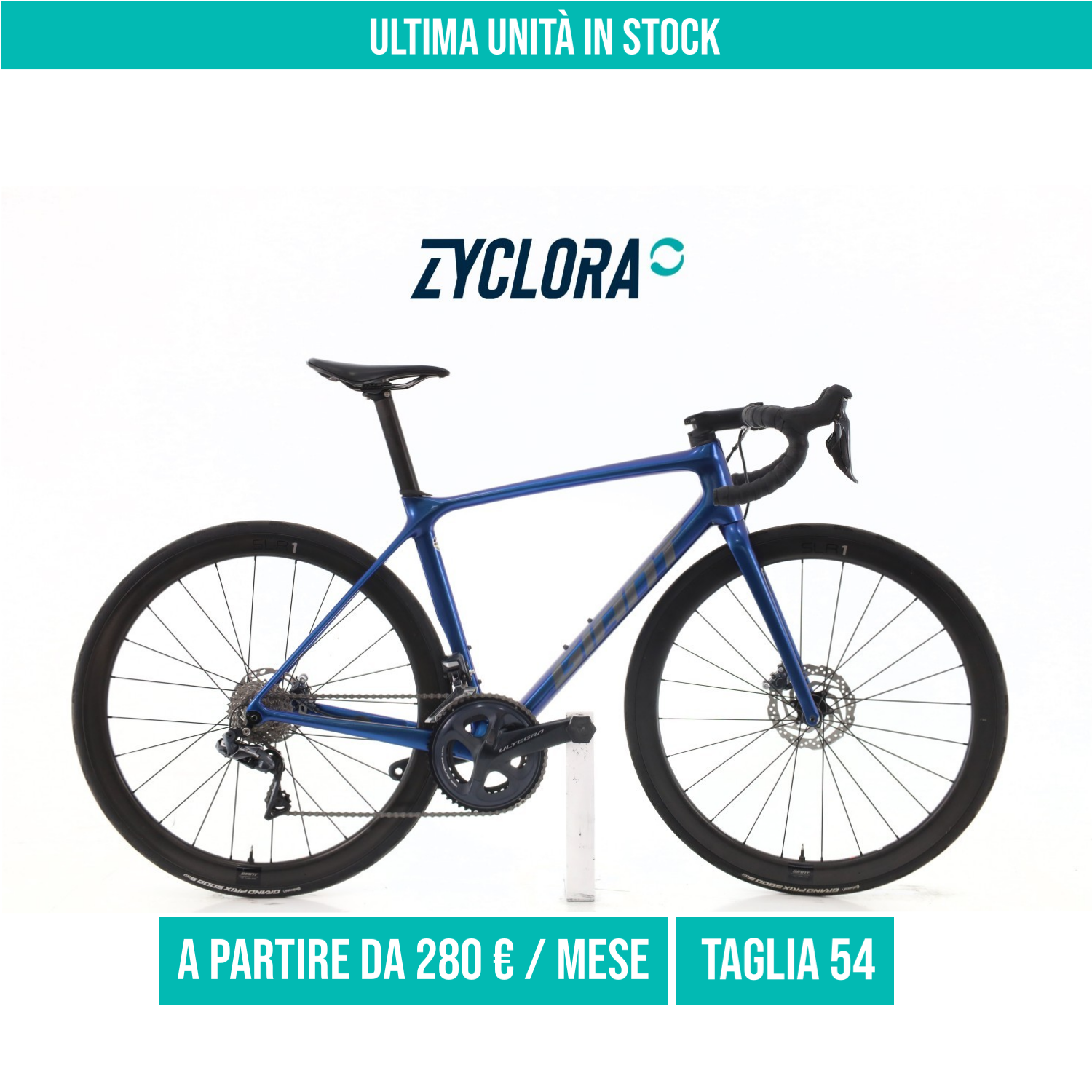 Giant TCR Carbonio Di2 11V taglia 54 Semi-nuova