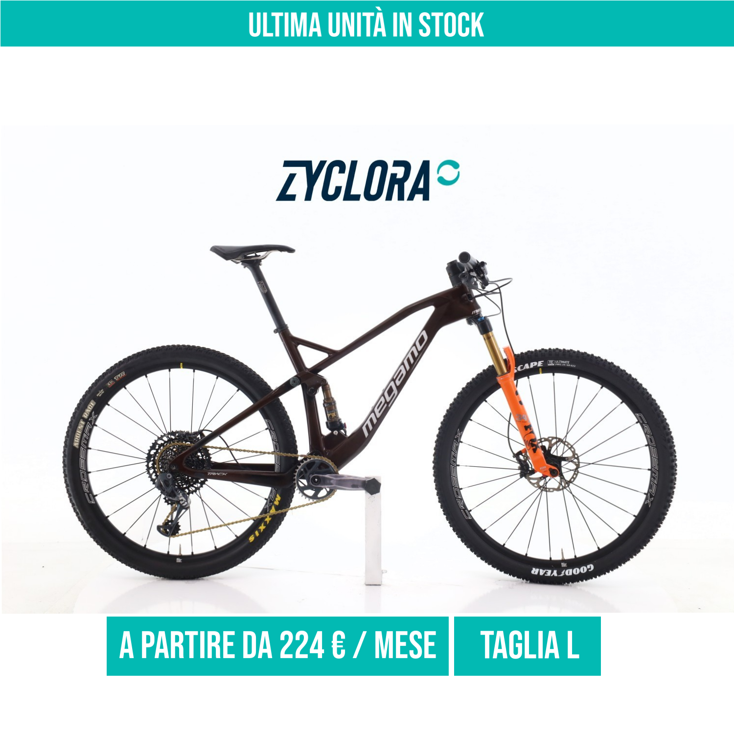 Megamo Track X01 AXS taglia L Semi-nuova