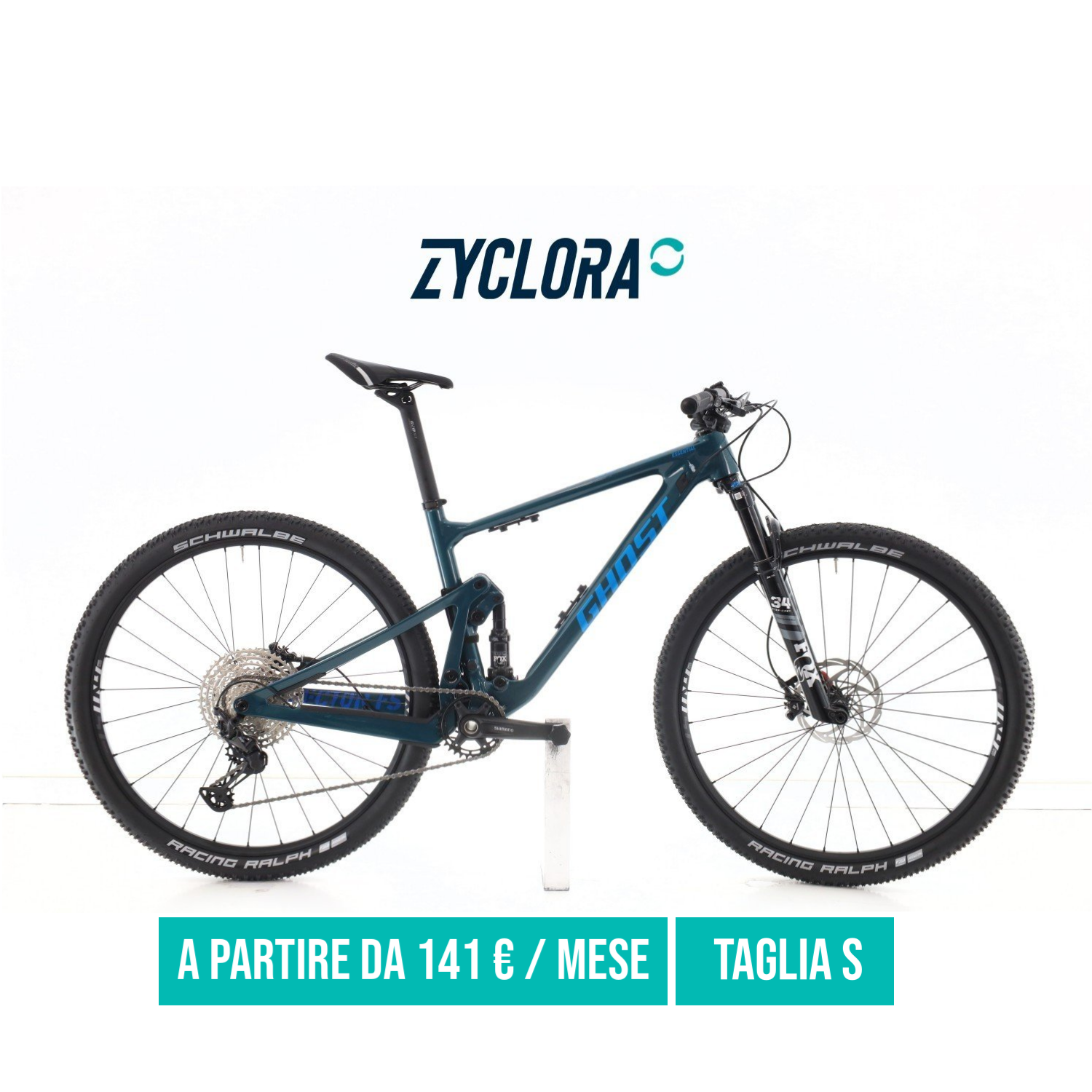 Ghost Lector Essential FS Carbonio XT taglia S Semi-nuova