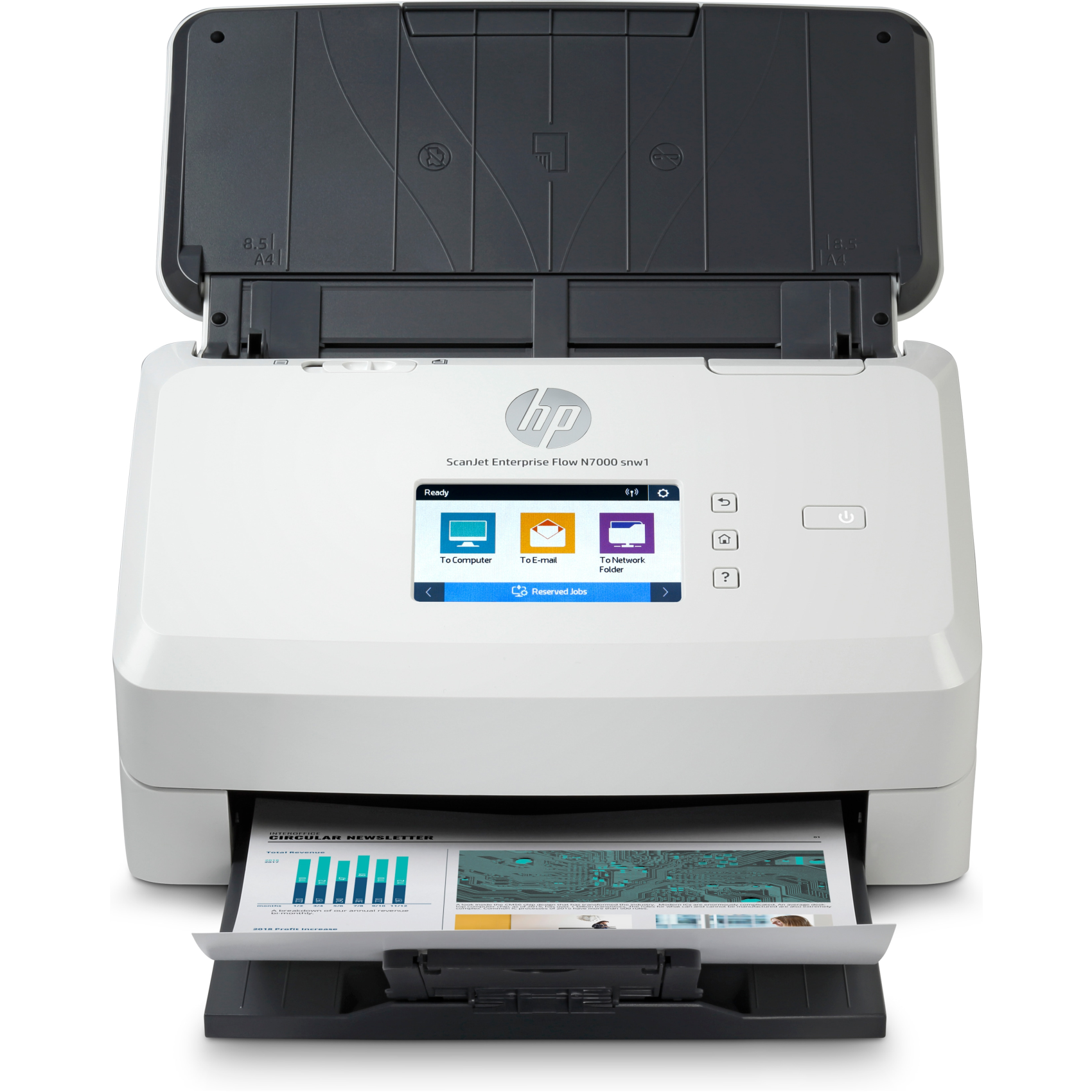 HP Scanjet Enterprise Flow N7000, 6fw10a#b19, 48 Bit, 24 Bit, Scanner mit Vorlagen