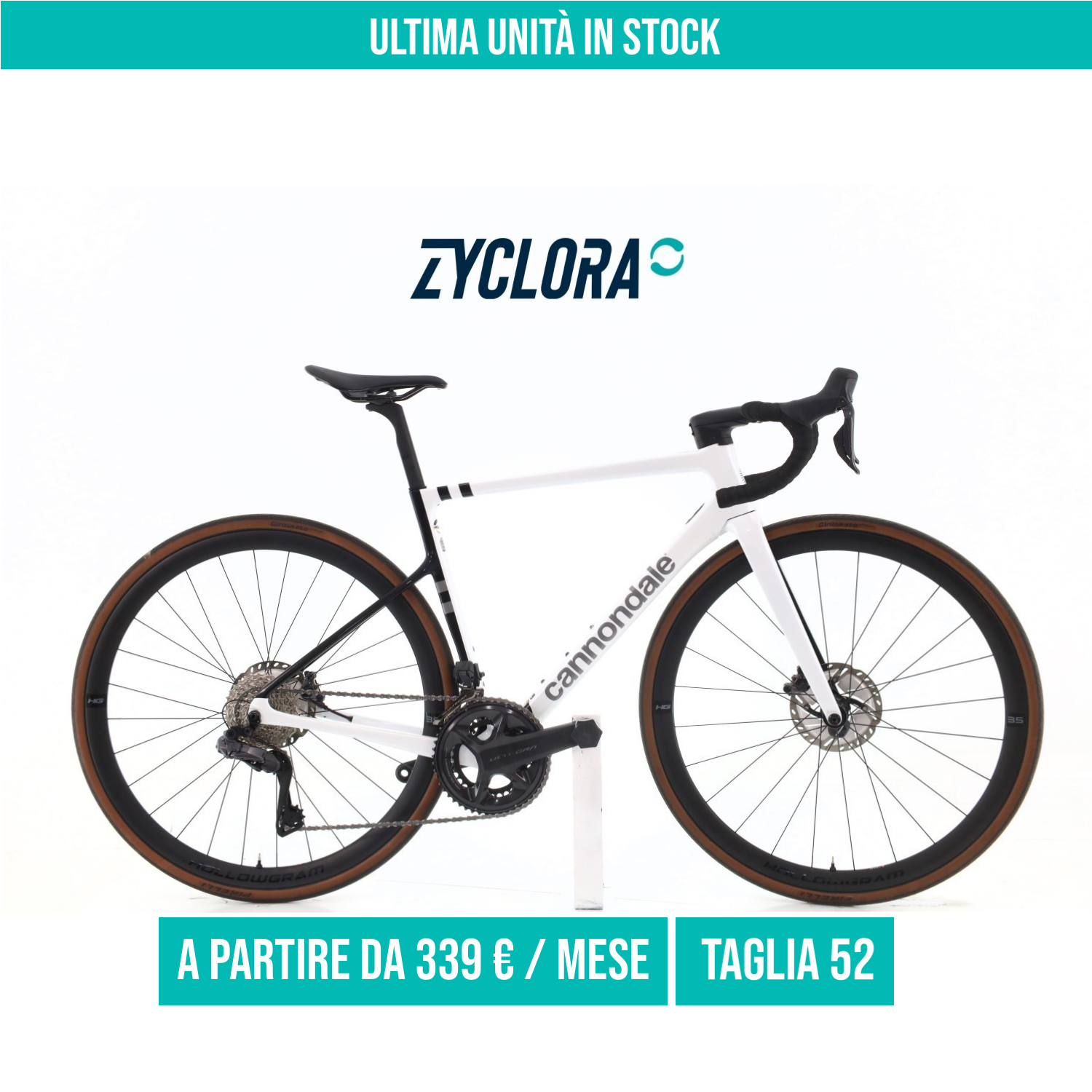 Cannondale Sepersixevo Carbonio Di2 12V taglia 52 Semi-nuova